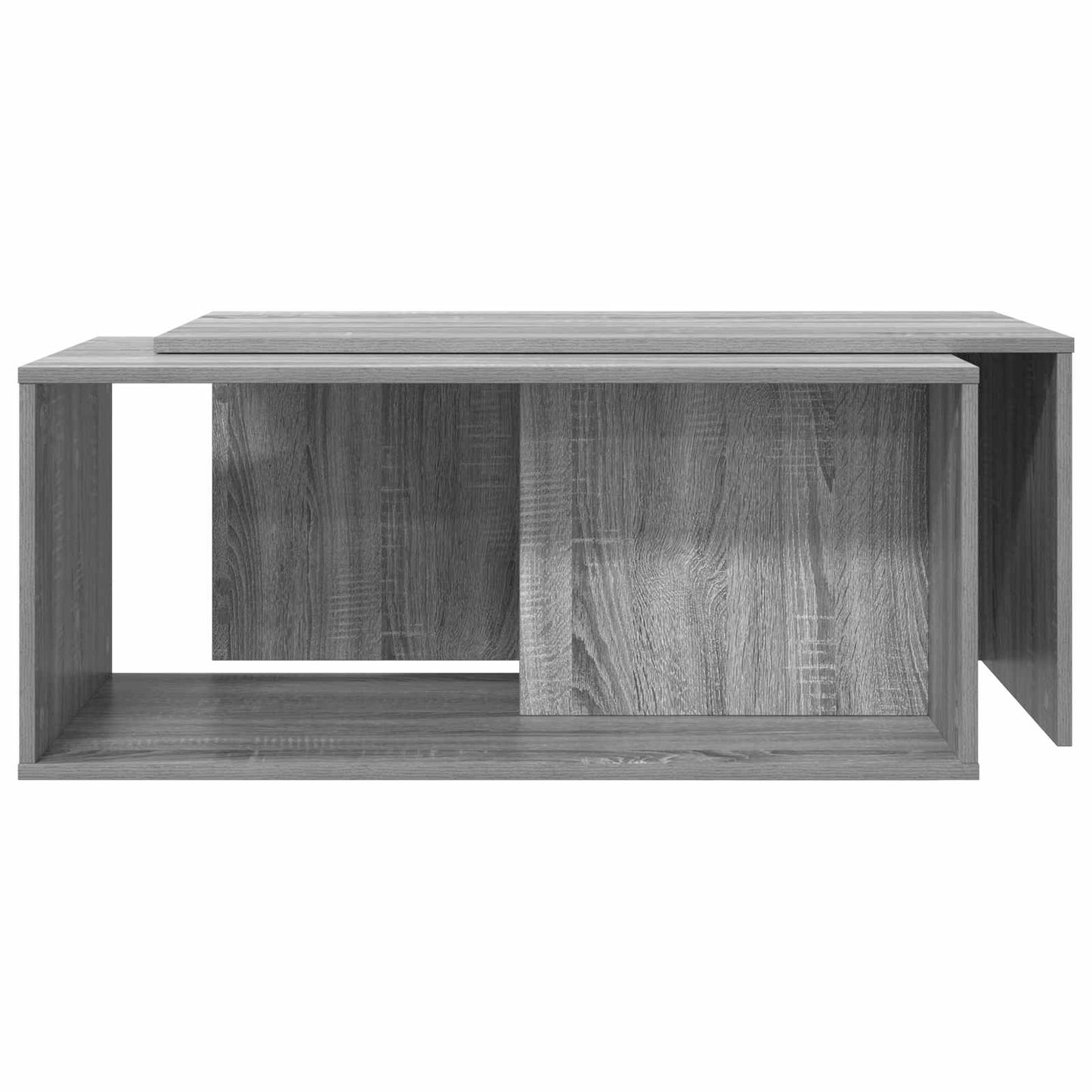 Kávasztal Szett 2 pcs Szürke Sonoma 90 x 48 x 40 cm Szerelt Fa