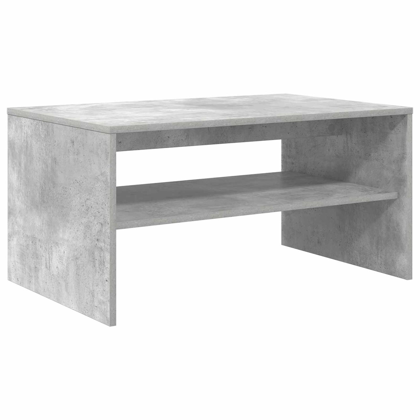 Dohányzóasztal Beton Szürke 80 x 50 x 40 cm Faanyag