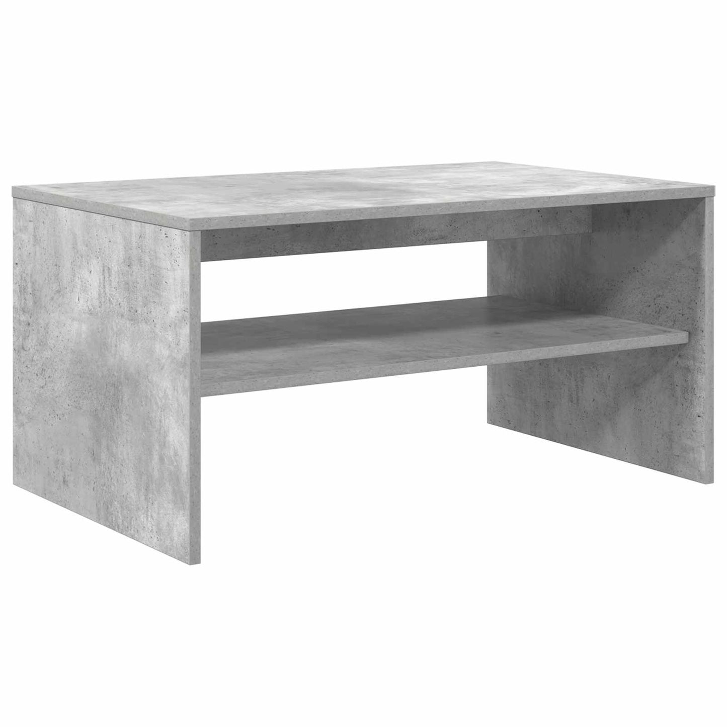 Dohányzóasztal Beton Szürke 80 x 50 x 40 cm Faanyag