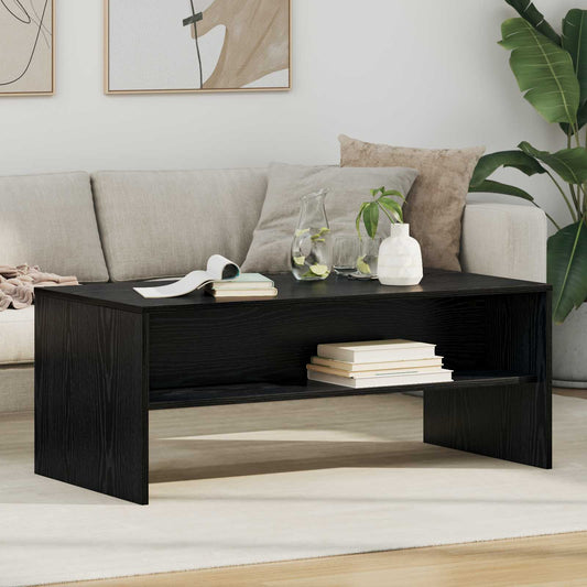 Dohányzóasztal Fekete tölgy 100 x 50 x 40 cm Faanyag