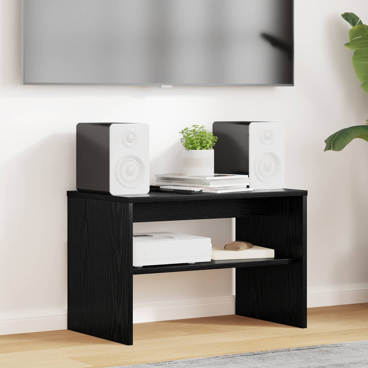 TV szekrény Fekete tölgy 60 x 35 x 40 cm Faanyag