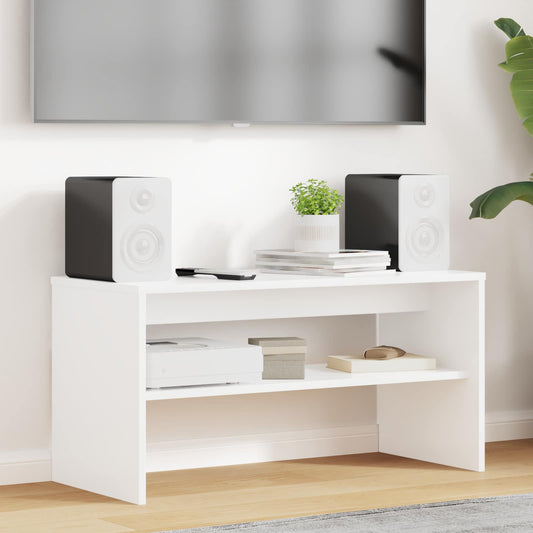 TV szekrény 80 x 35 x 40 cm Fehér Faanyag