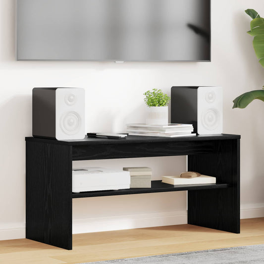 TV szekrény Fekete tölgy 80 x 35 x 40 cm Faanyag