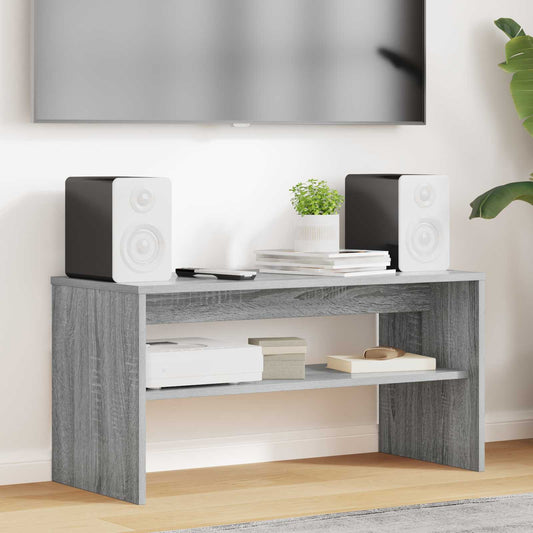 TV szekrény Szürke Sonoma 80 x 35 x 40 cm Faanyag