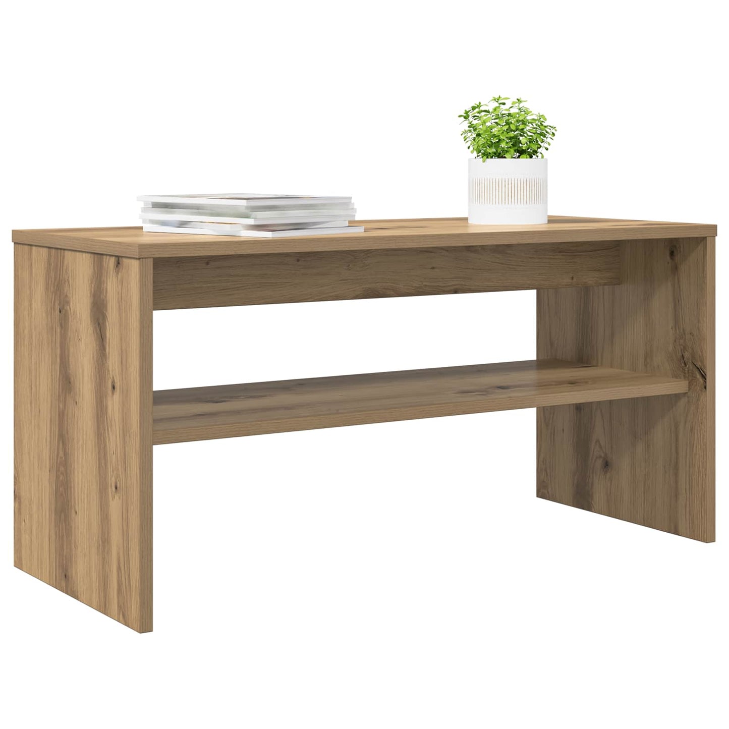 TV szekrény 80 x 35 x 40 cm Artisan tölgy Szerelt Fa