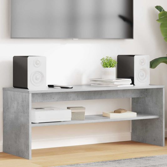 TV szekrény Beton Szürke 100 x 35 x 40 cm Faanyag