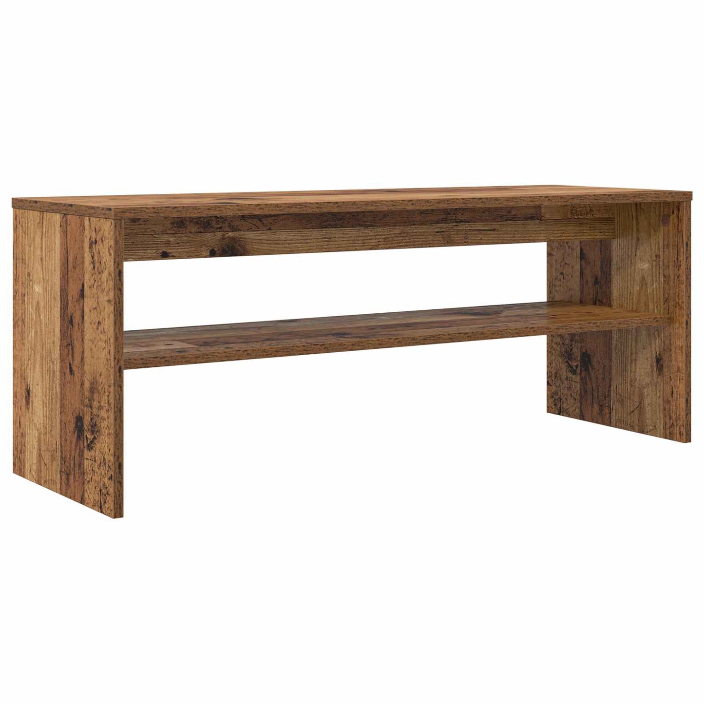 TV szekrény 100 x 35 x 40 cm Öreg fa Szerelt Fa