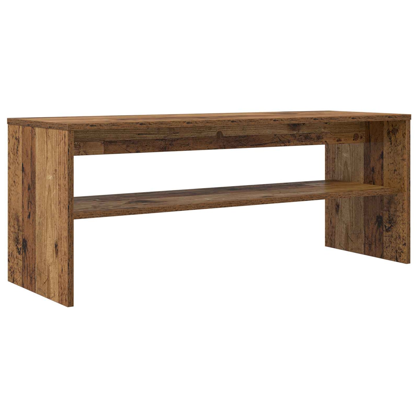 TV szekrény 100 x 35 x 40 cm Öreg fa Szerelt Fa