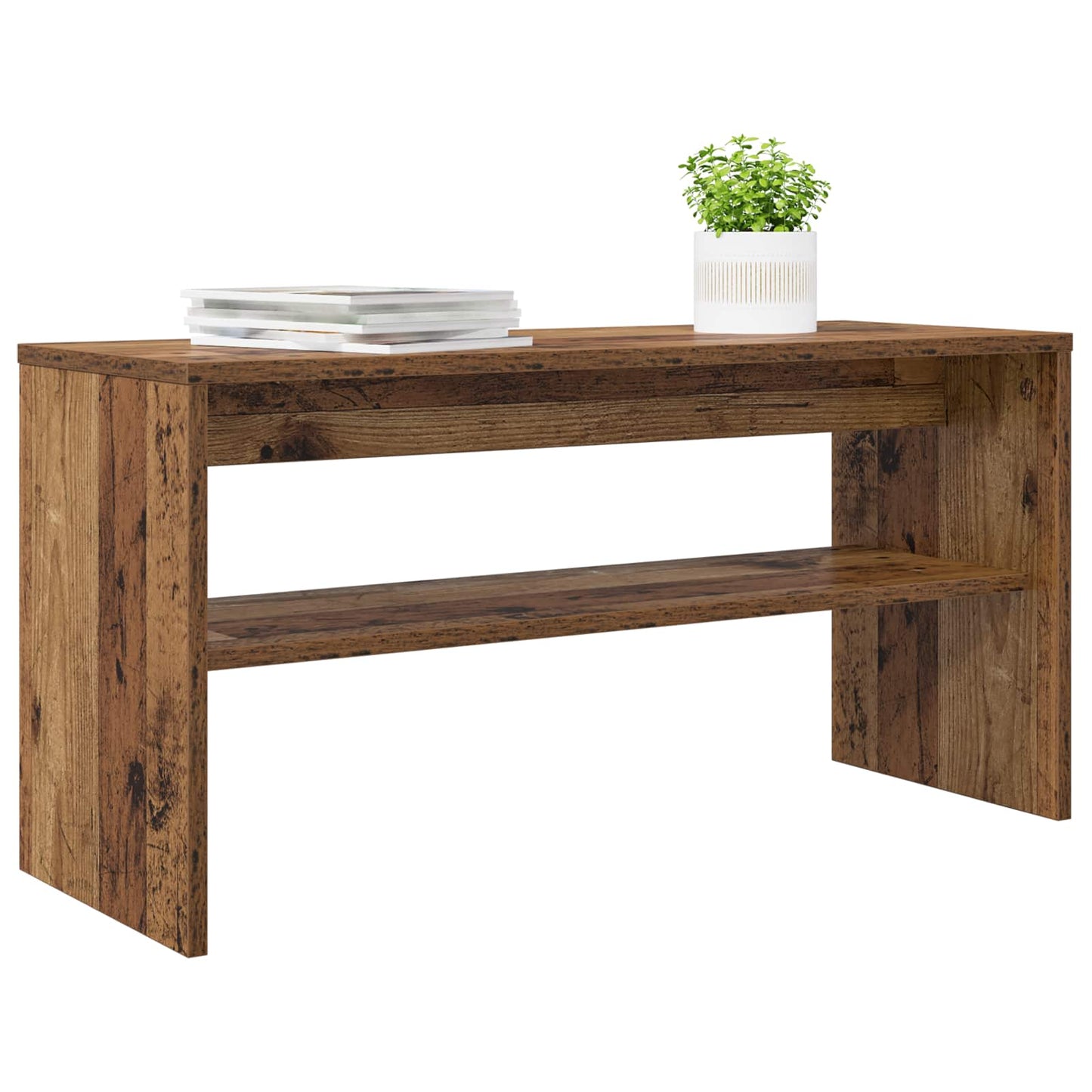 TV szekrény 80 x 30 x 40 cm Öreg fa Szerelt Fa