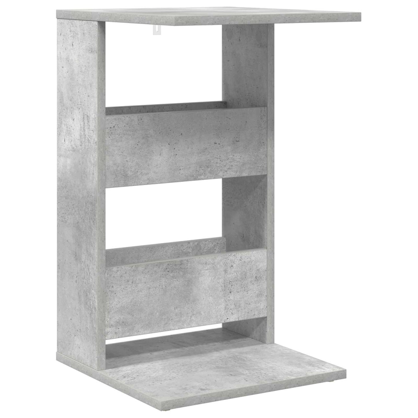 Oldal asztal Beton Szürke 40 x 35 x 60,5 cm Szerelt Fa