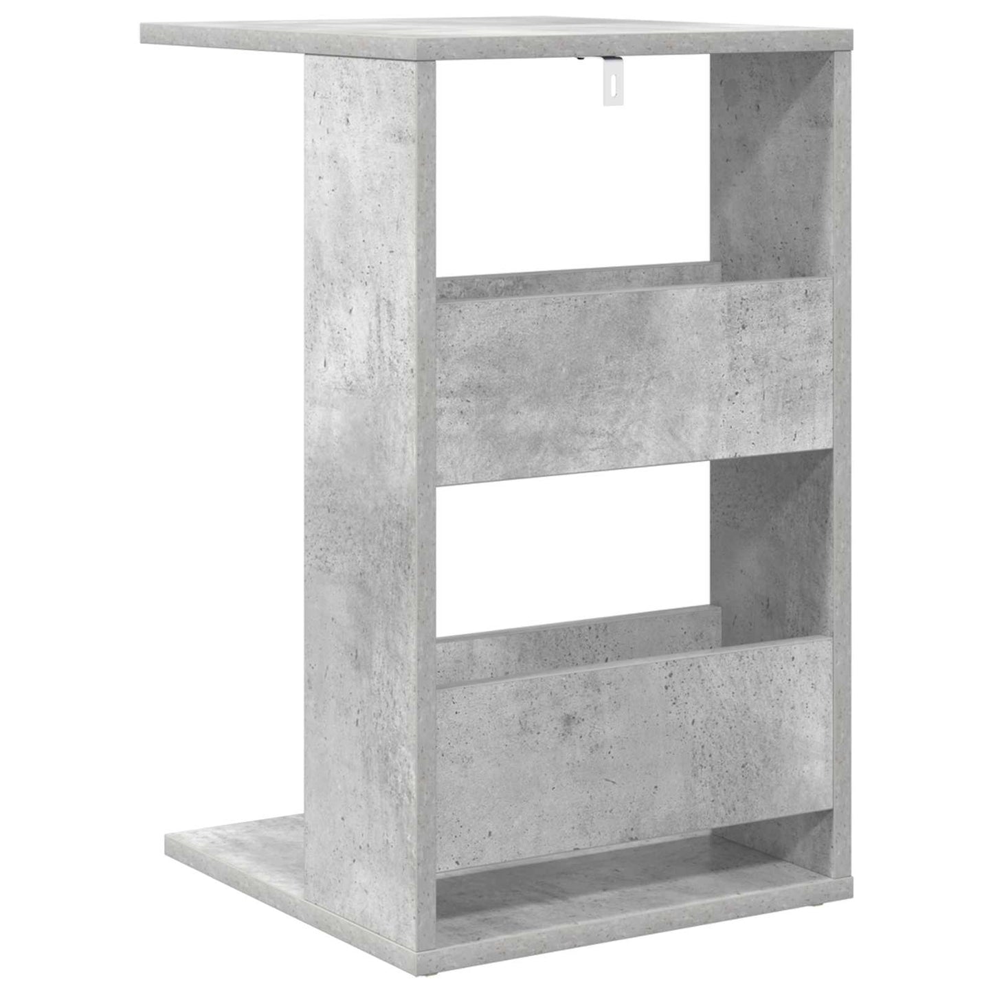 Oldal asztal Beton Szürke 40 x 35 x 60,5 cm Szerelt Fa