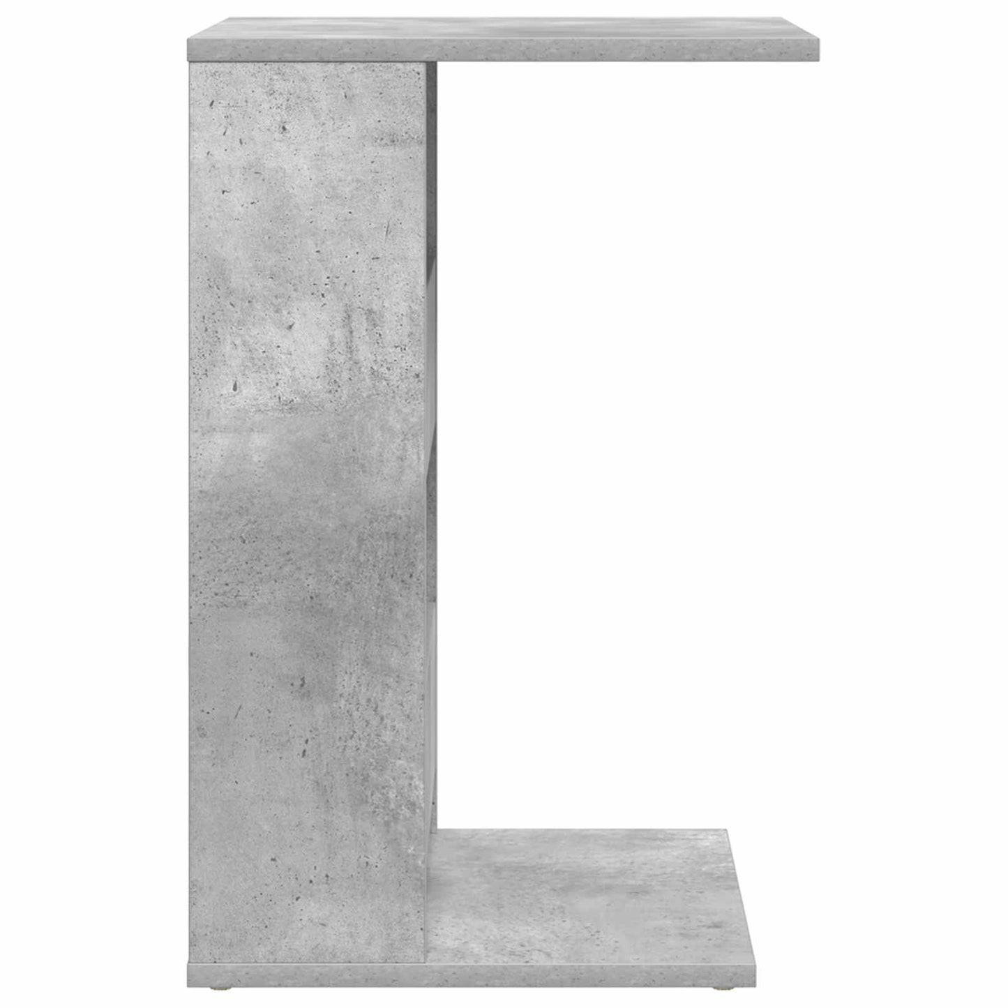 Oldal asztal Beton Szürke 40 x 35 x 60,5 cm Szerelt Fa