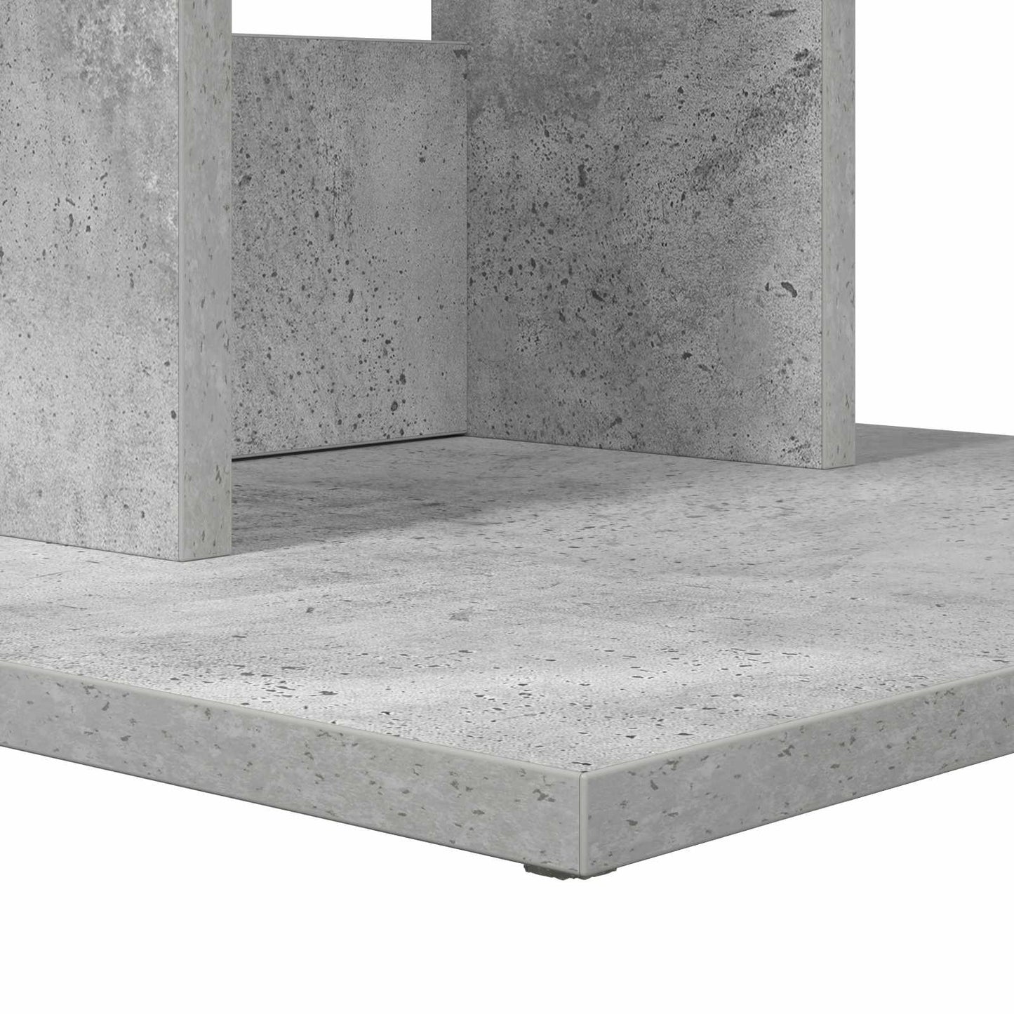 Oldal asztal Beton Szürke 45 x 40 x 62,5 cm Szerelt Fa