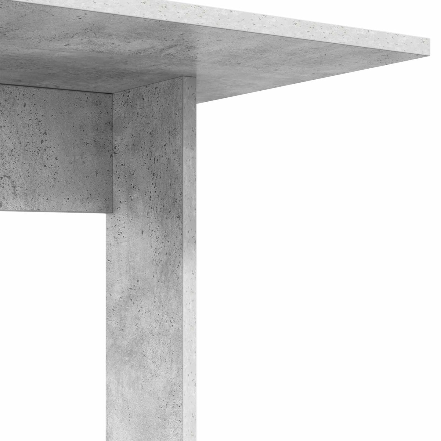 Oldal asztal Beton Szürke 45 x 40 x 62,5 cm Szerelt Fa