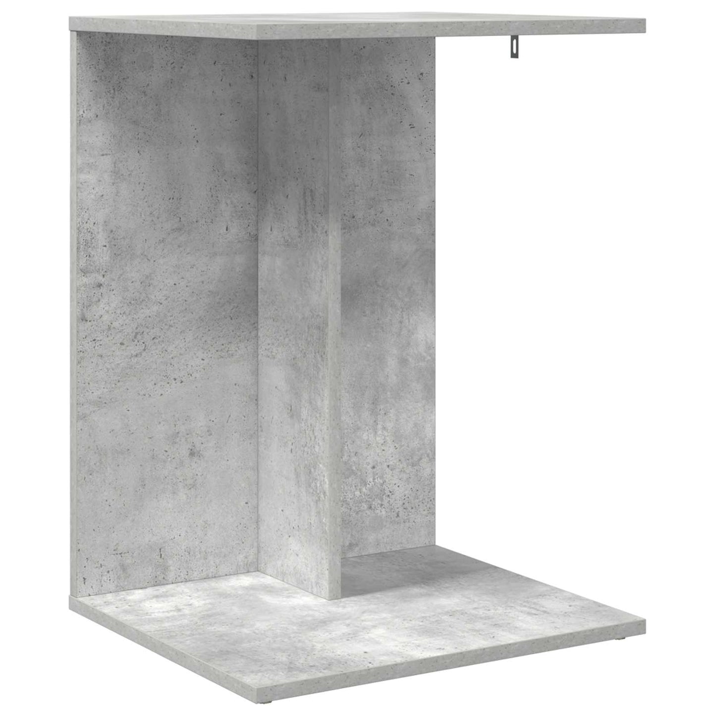 Oldal asztal Beton Szürke 45 x 40 x 62,5 cm Szerelt Fa