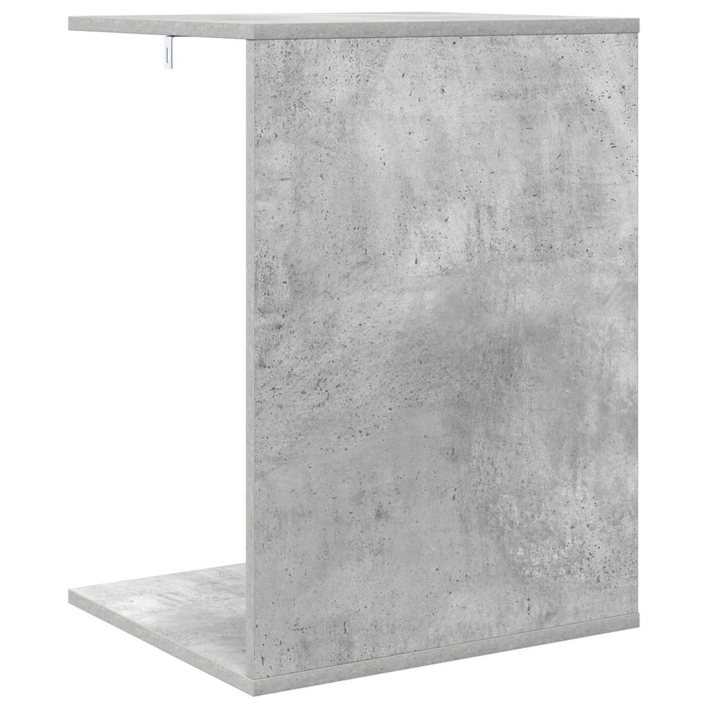 Oldal asztal Beton Szürke 45 x 40 x 62,5 cm Szerelt Fa