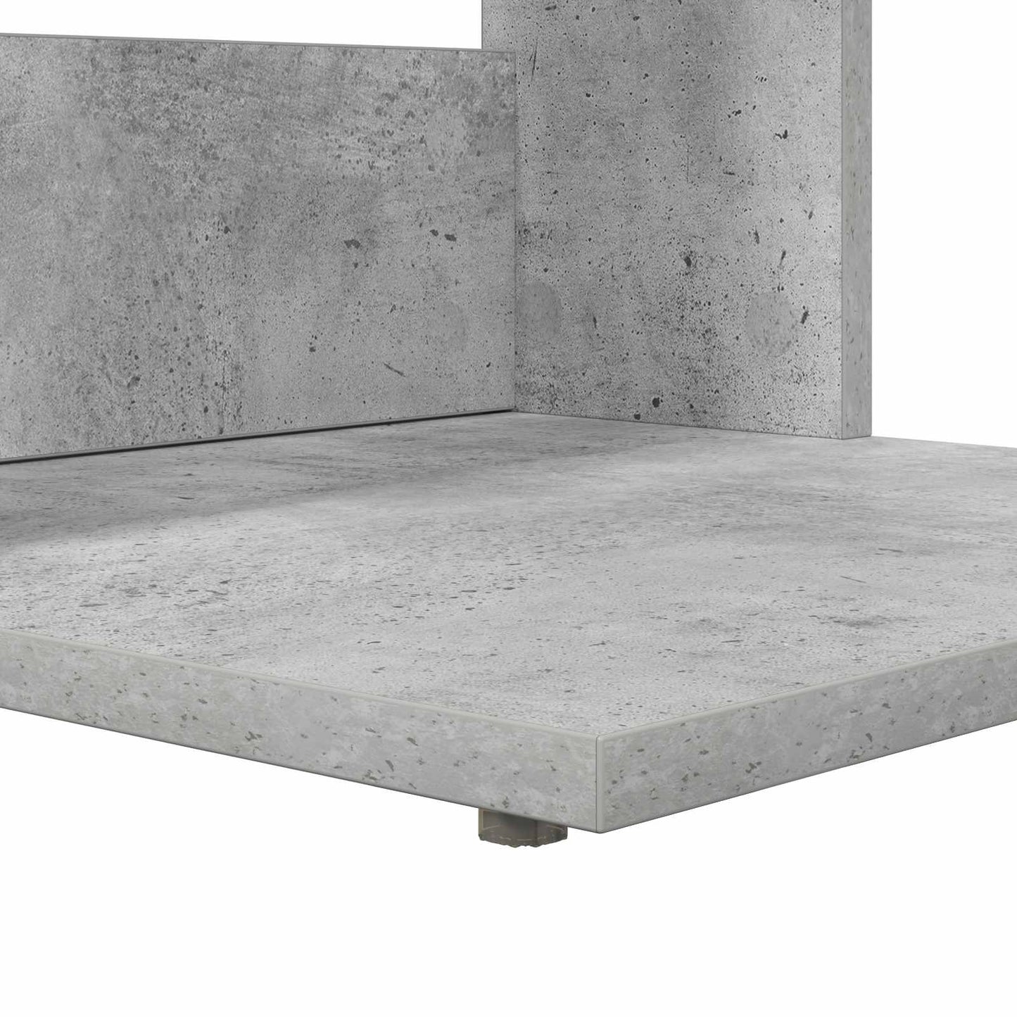 Oldal asztal Beton Szürke 40 x 38 x 62,5 cm Faanyag