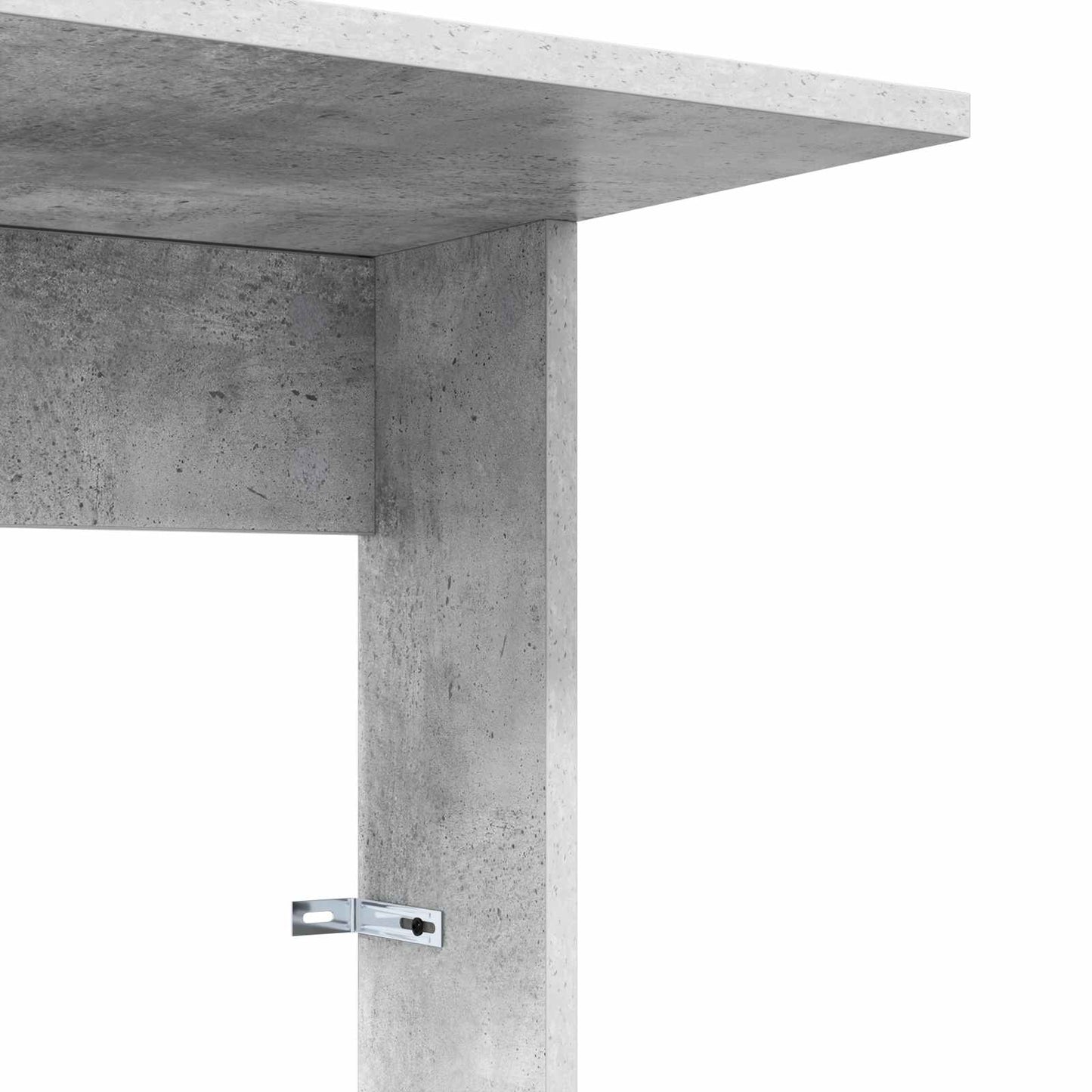 Oldal asztal Beton Szürke 40 x 38 x 62,5 cm Faanyag