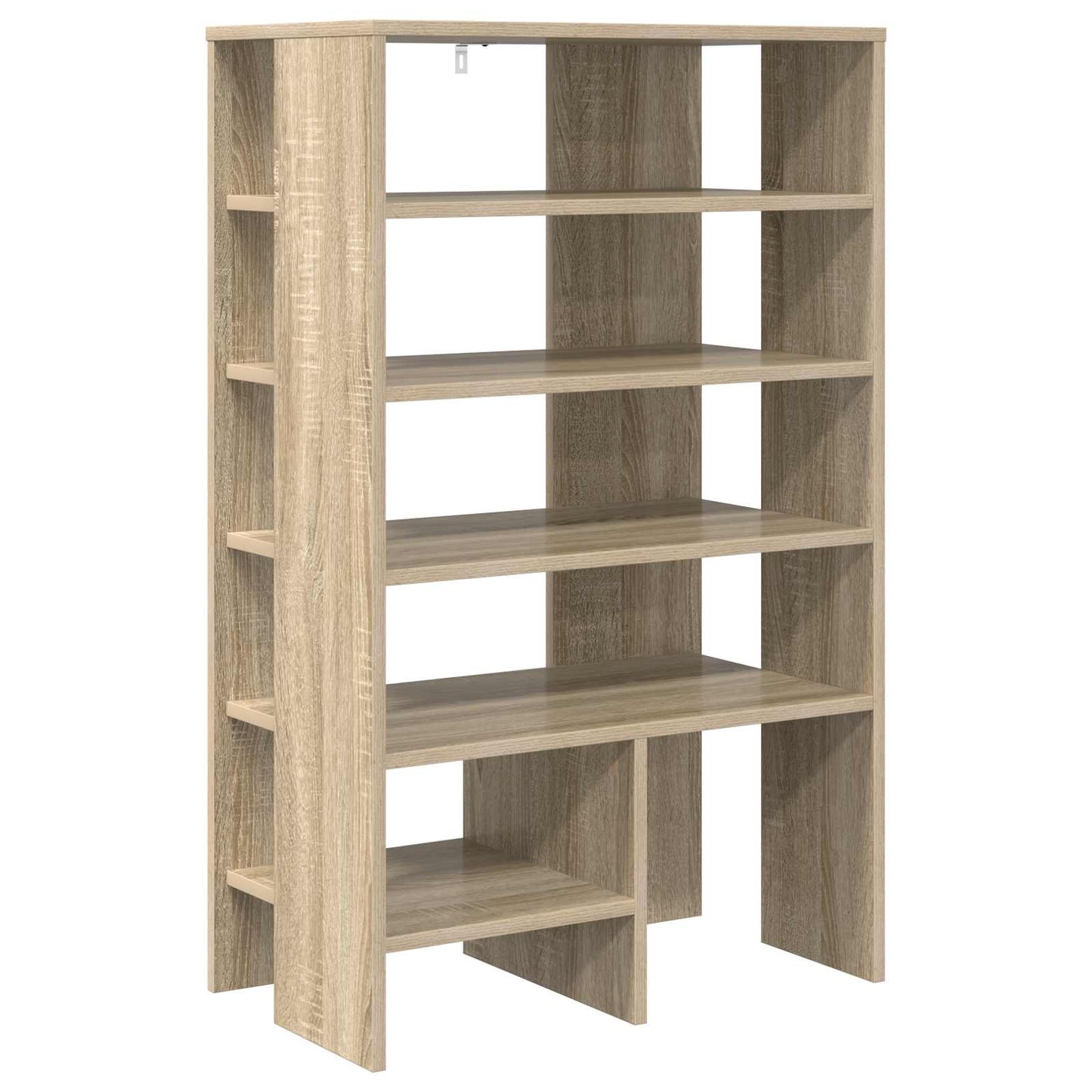 Cipőszekrény 2 db 62 x 35 x 100 cm Szerelt Fa Sonoma tölgy