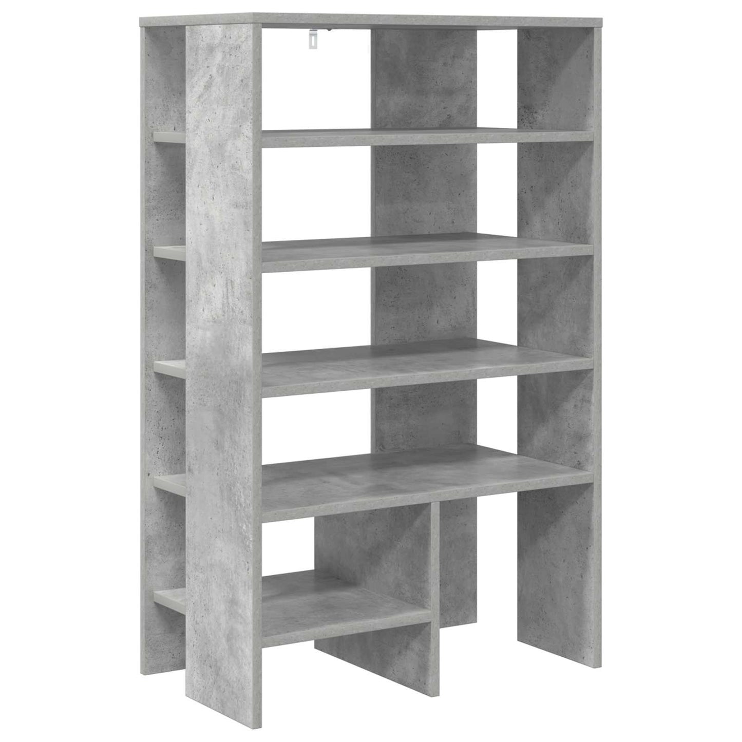 Cipőszekrény 2 db 62 x 35 x 100 cm Szerelt Fa Beton Szürke