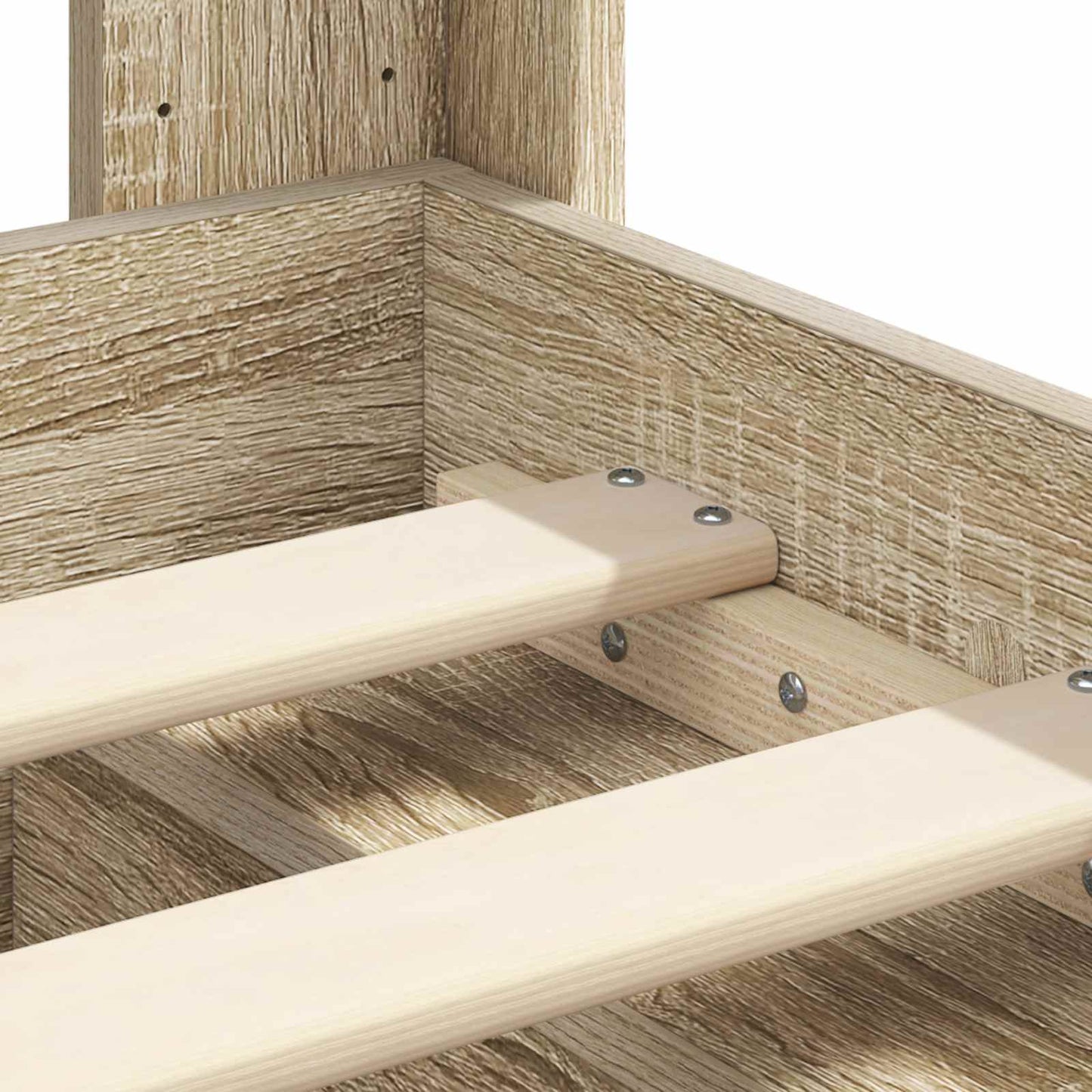 Ágykeret tárolóval és fejtámlával Sonoma Tölgy 140 x 190 cm