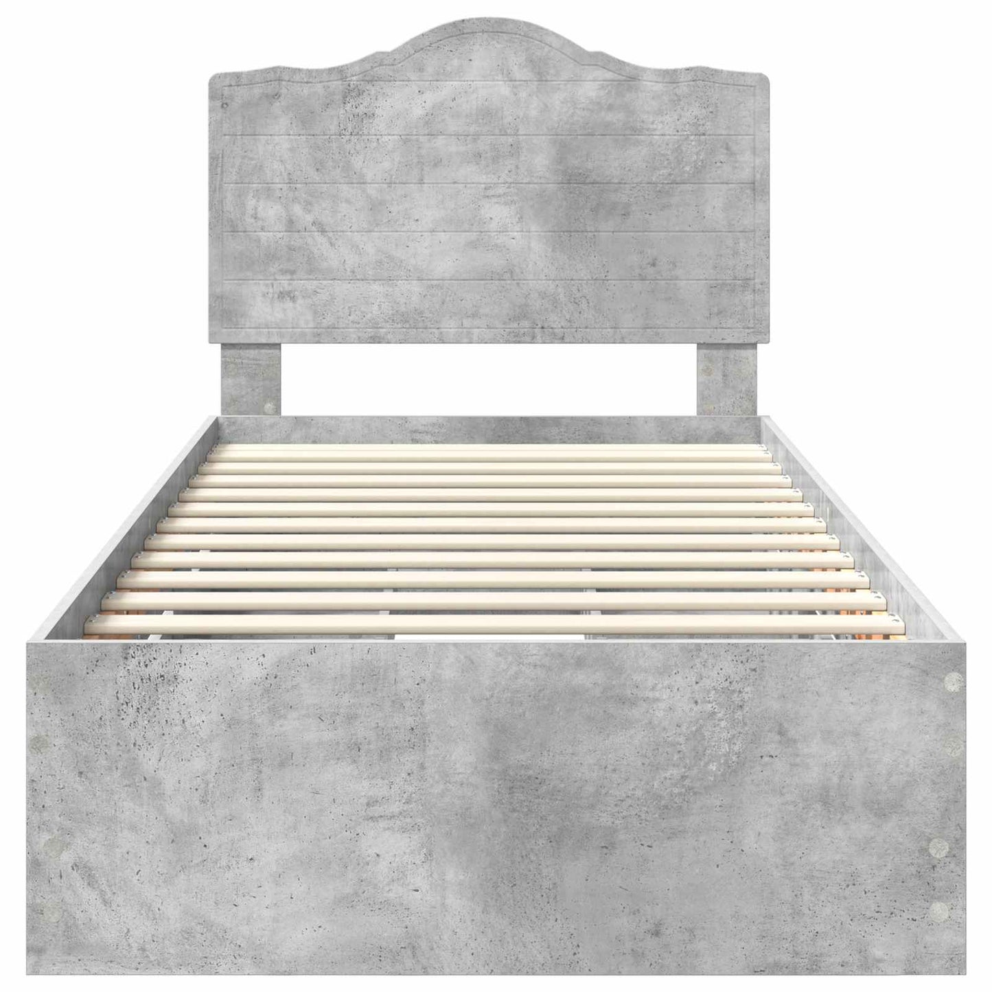 Ágykeret fiókkal tárolóval Beton Szürke 90 x 200 cm Mérnöki Fa