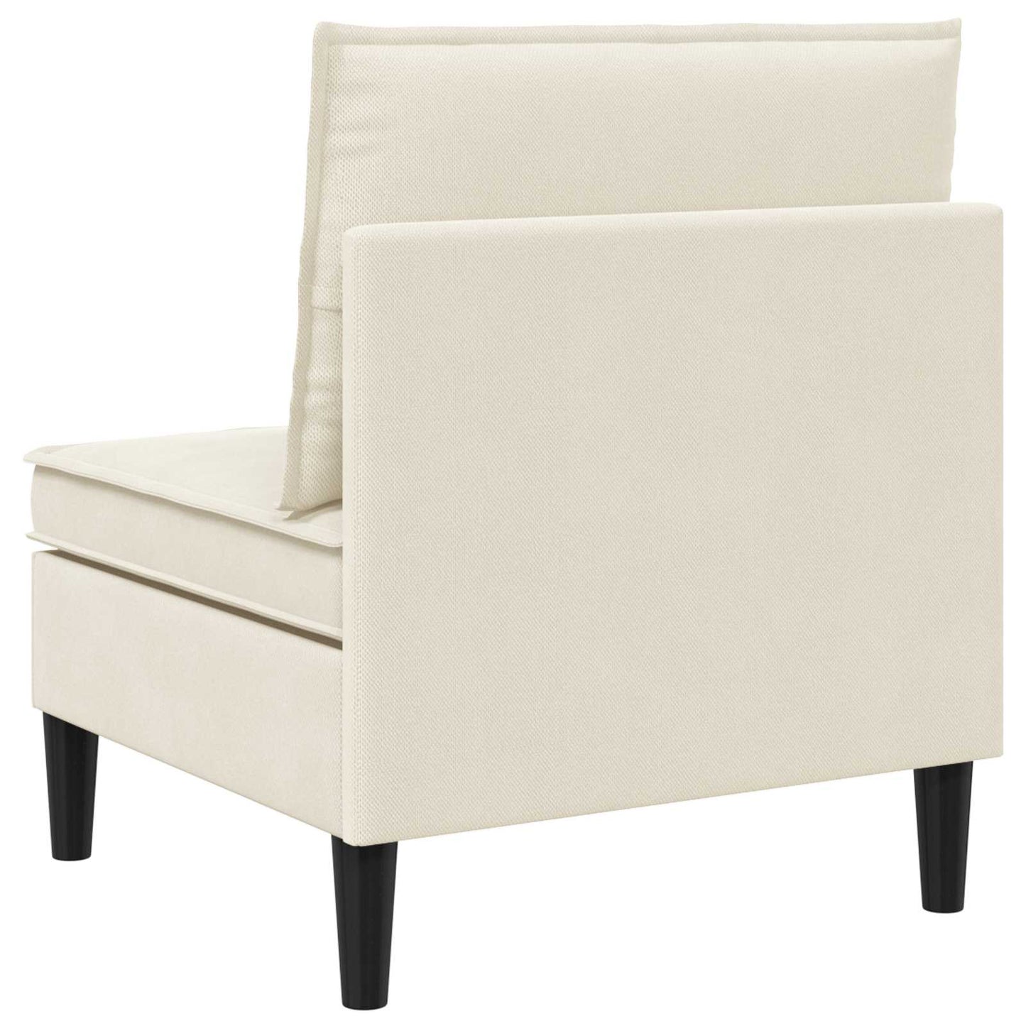 Középső Sofa tárolóval Krémszínű Bársony
