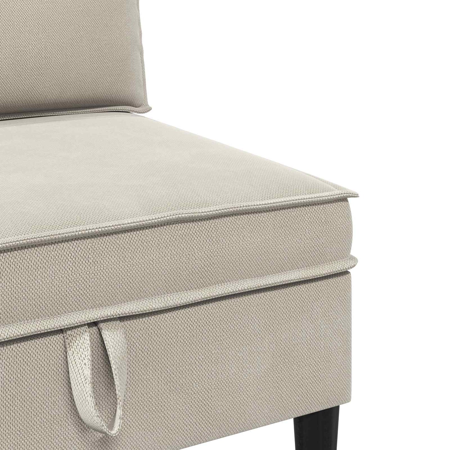 Középső Sofa tárolóval Zabpehely Bársony