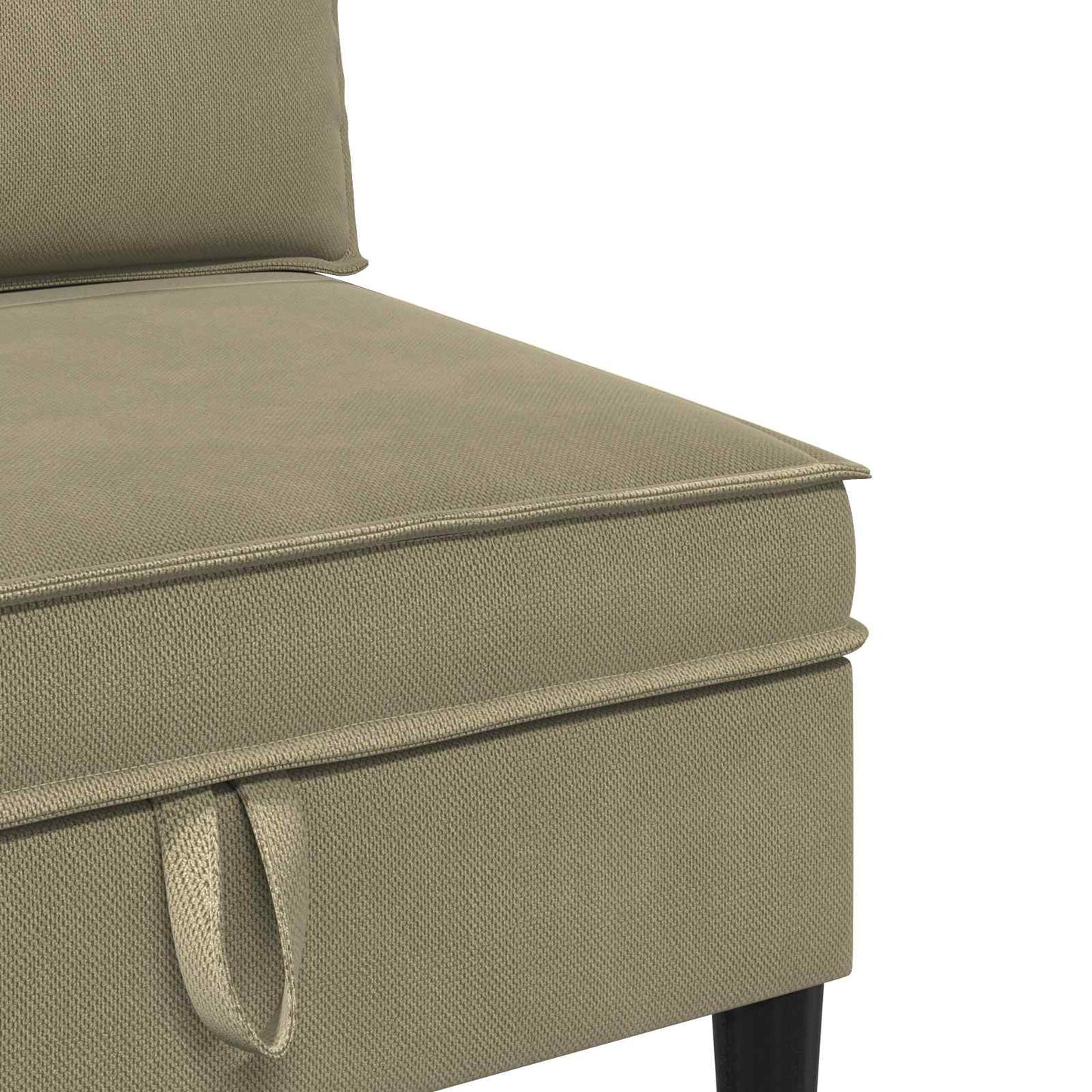 Középső Sofa tárolóval Khaki Bársony