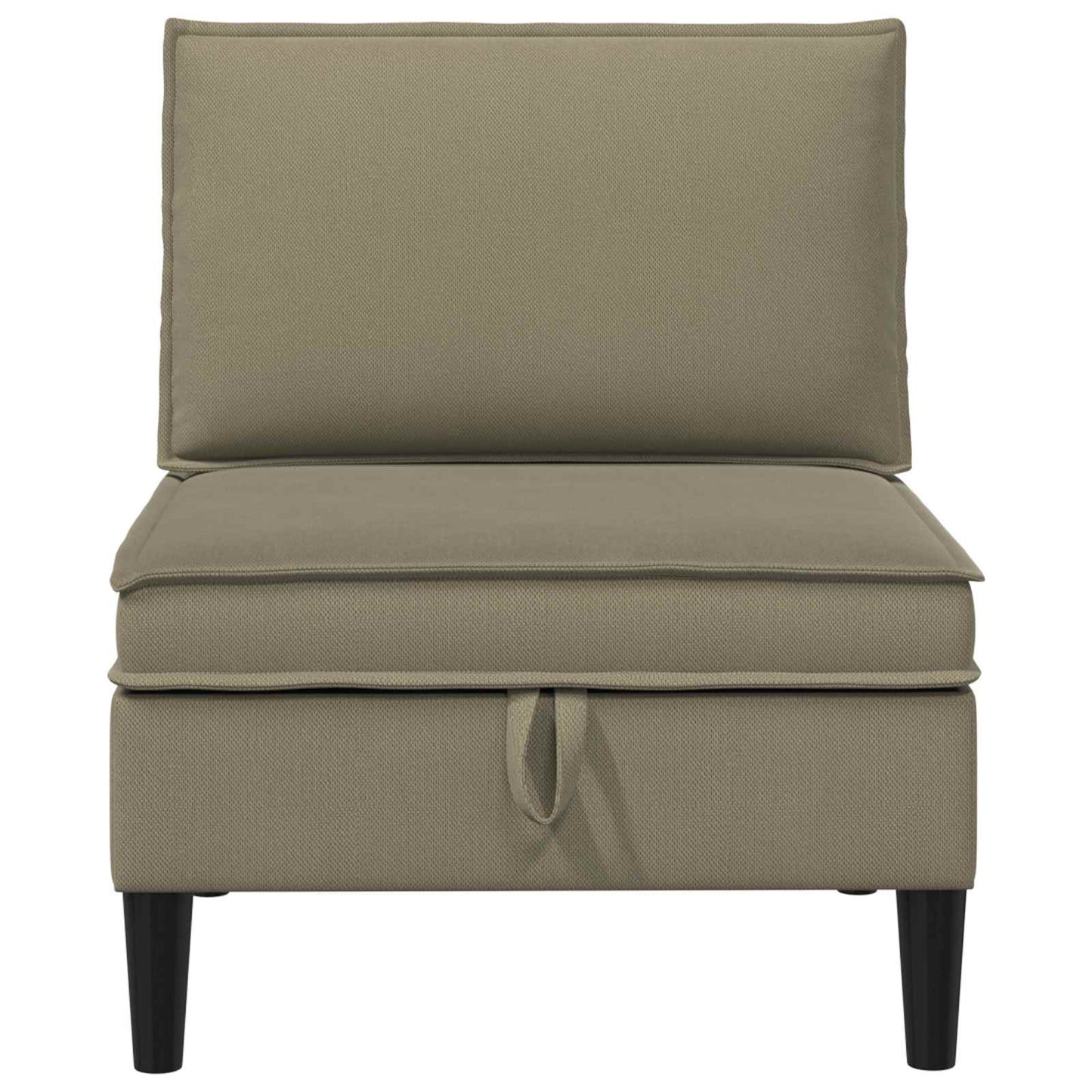 Középső Sofa tárolóval Khaki Bársony