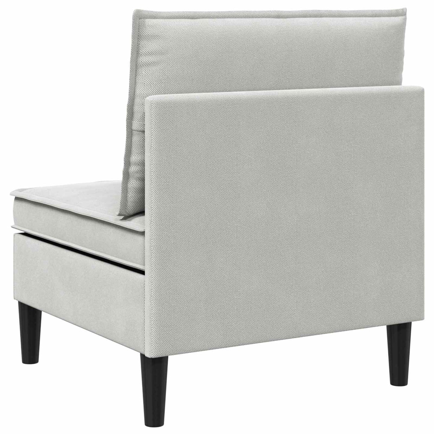 Középső Sofa tárolóval Világosszürke Bársony