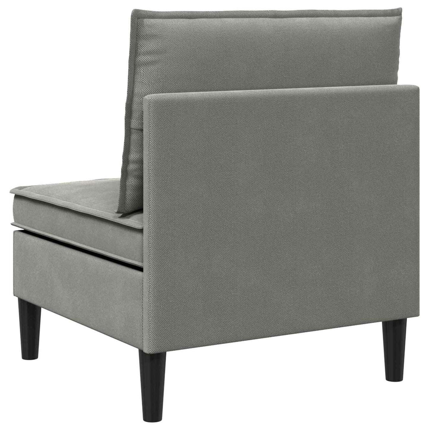 Középső Sofa tárolóval Sötétszürke Bársony