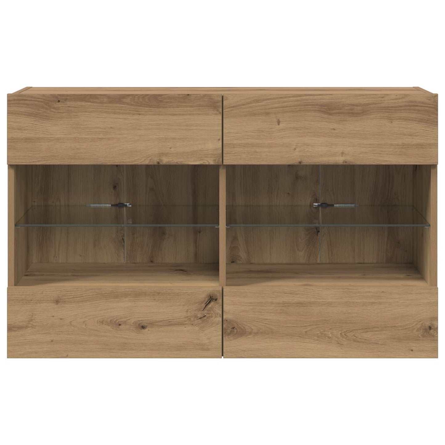TV Fali Szekrény 98,5 x 30 x 60,5 cm Artisan tölgy Szerelt Fa