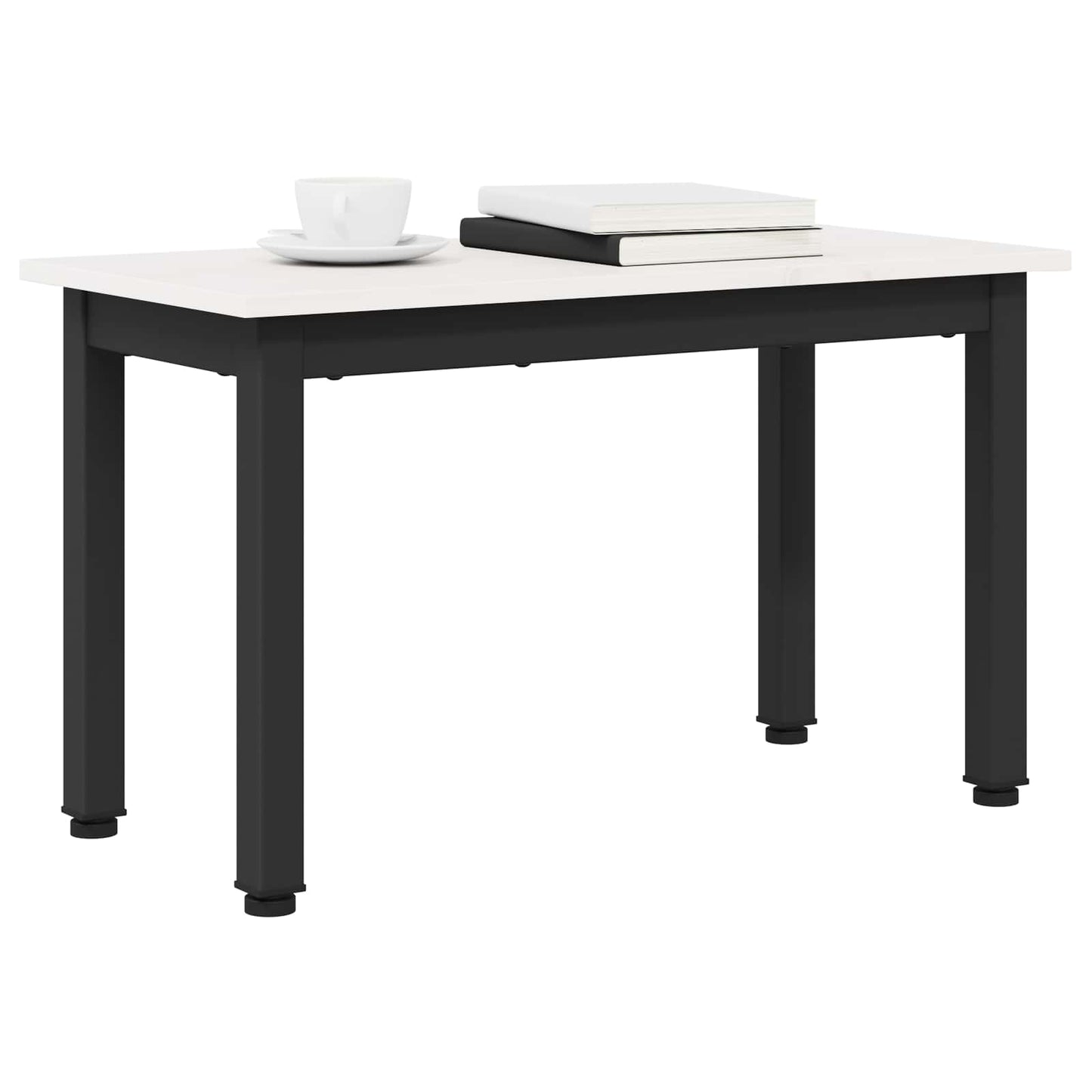 Dohányzóasztal Fehér 60 x 30 x 36 cm Tömör fenyőfa