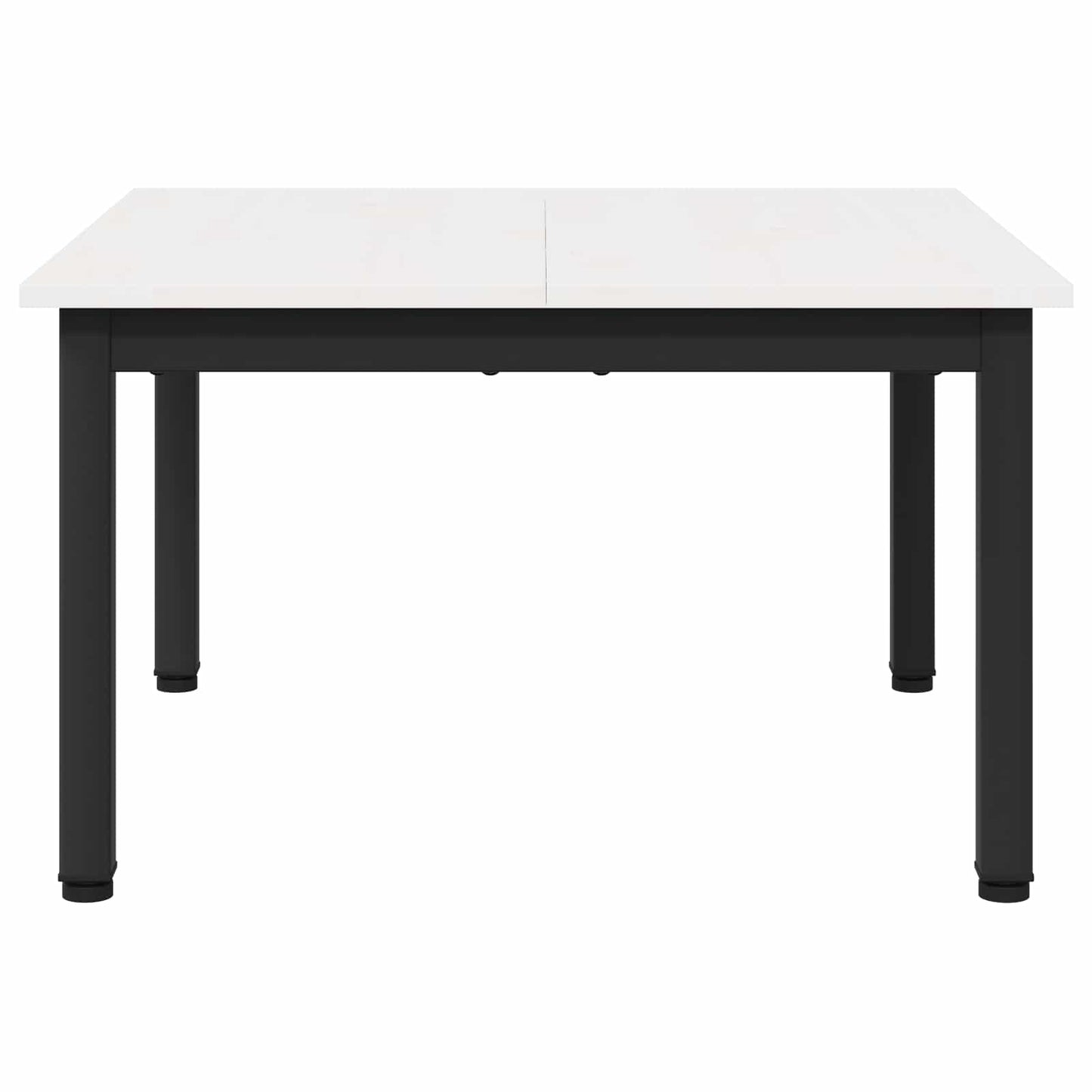 Dohányzóasztal Fehér 60 x 60 x 36 cm Tömör fenyőfa