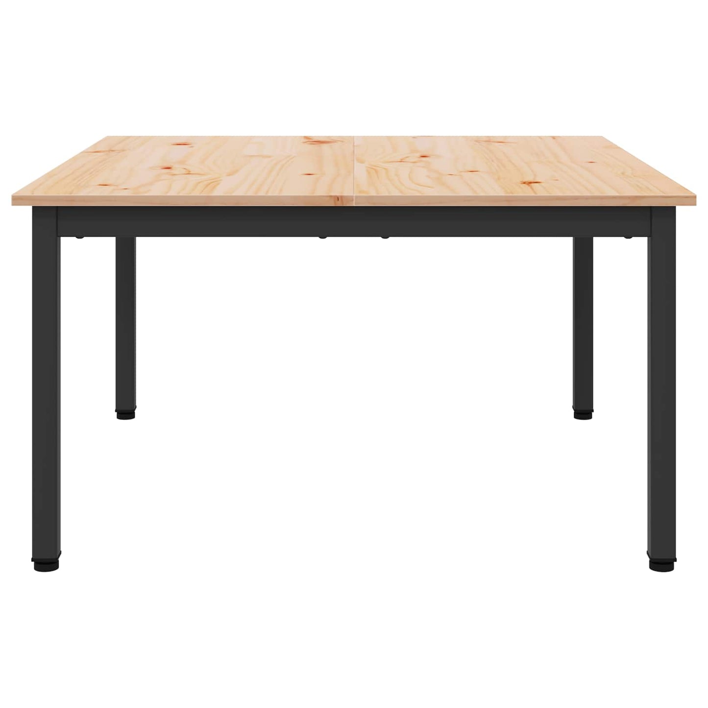 Dohányzóasztal Természetes 80 x 80 x 45 cm Tömör fenyőfa