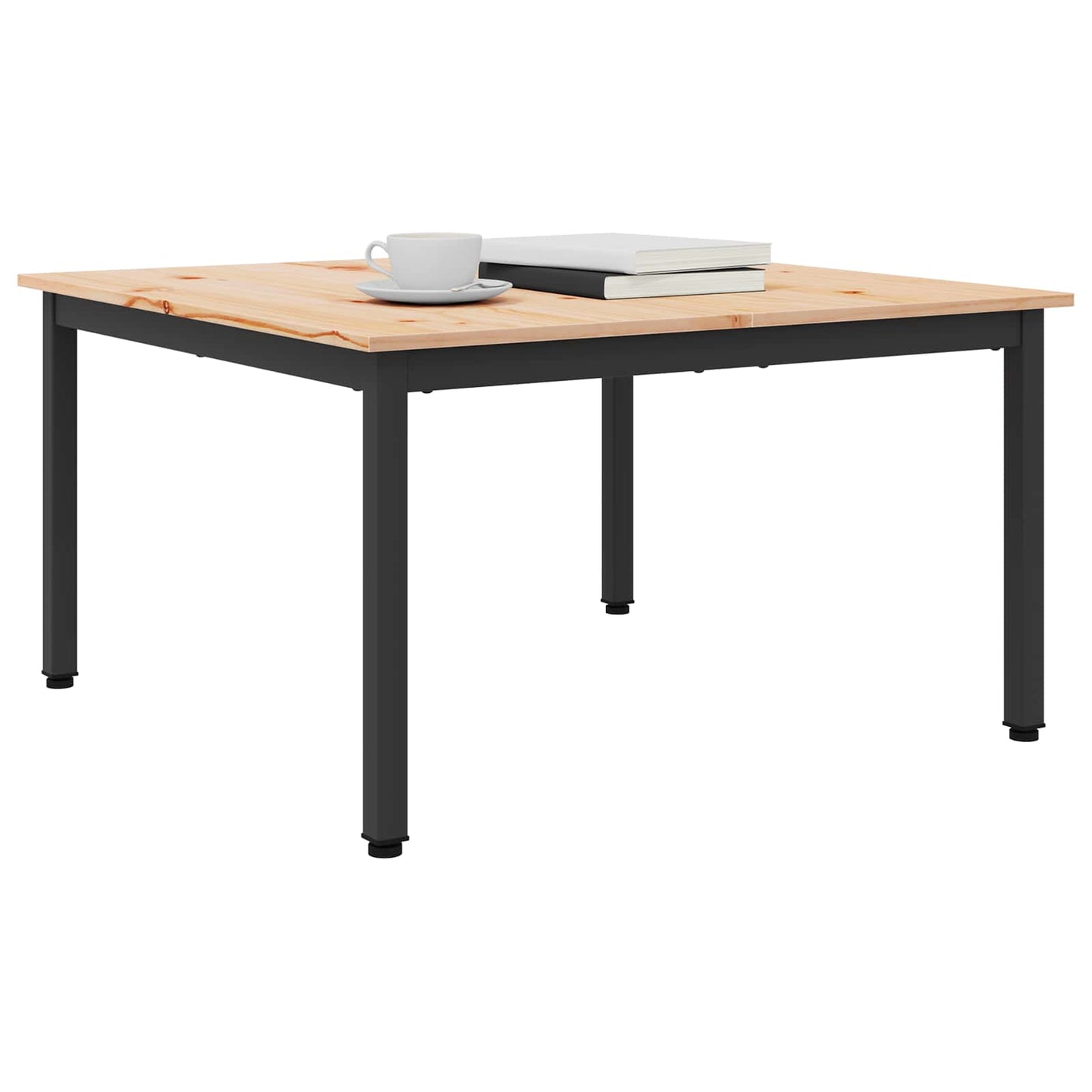 Dohányzóasztal Természetes 80 x 80 x 45 cm Tömör fenyőfa