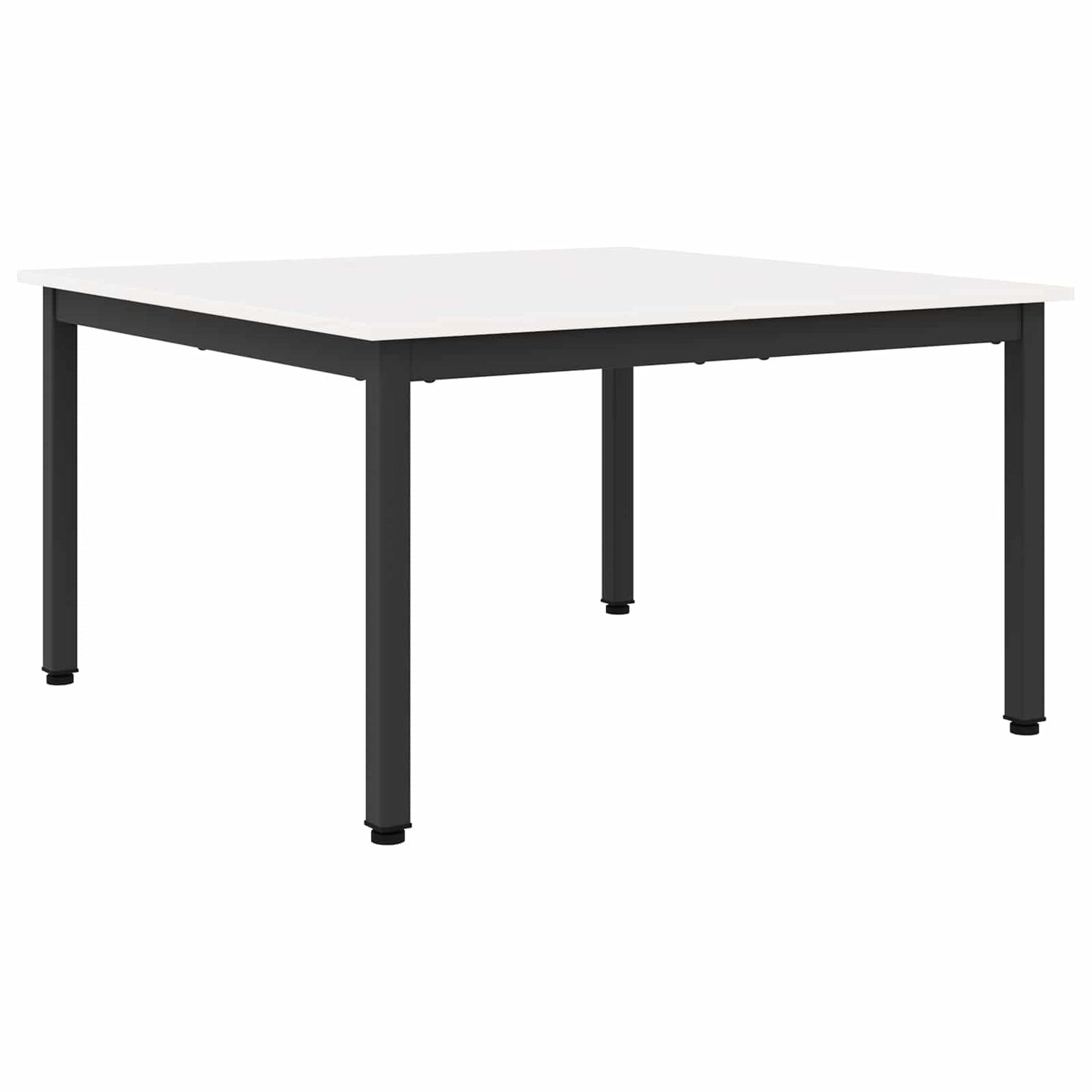 Dohányzóasztal Fehér 80 x 80 x 45 cm Tömör fenyőfa