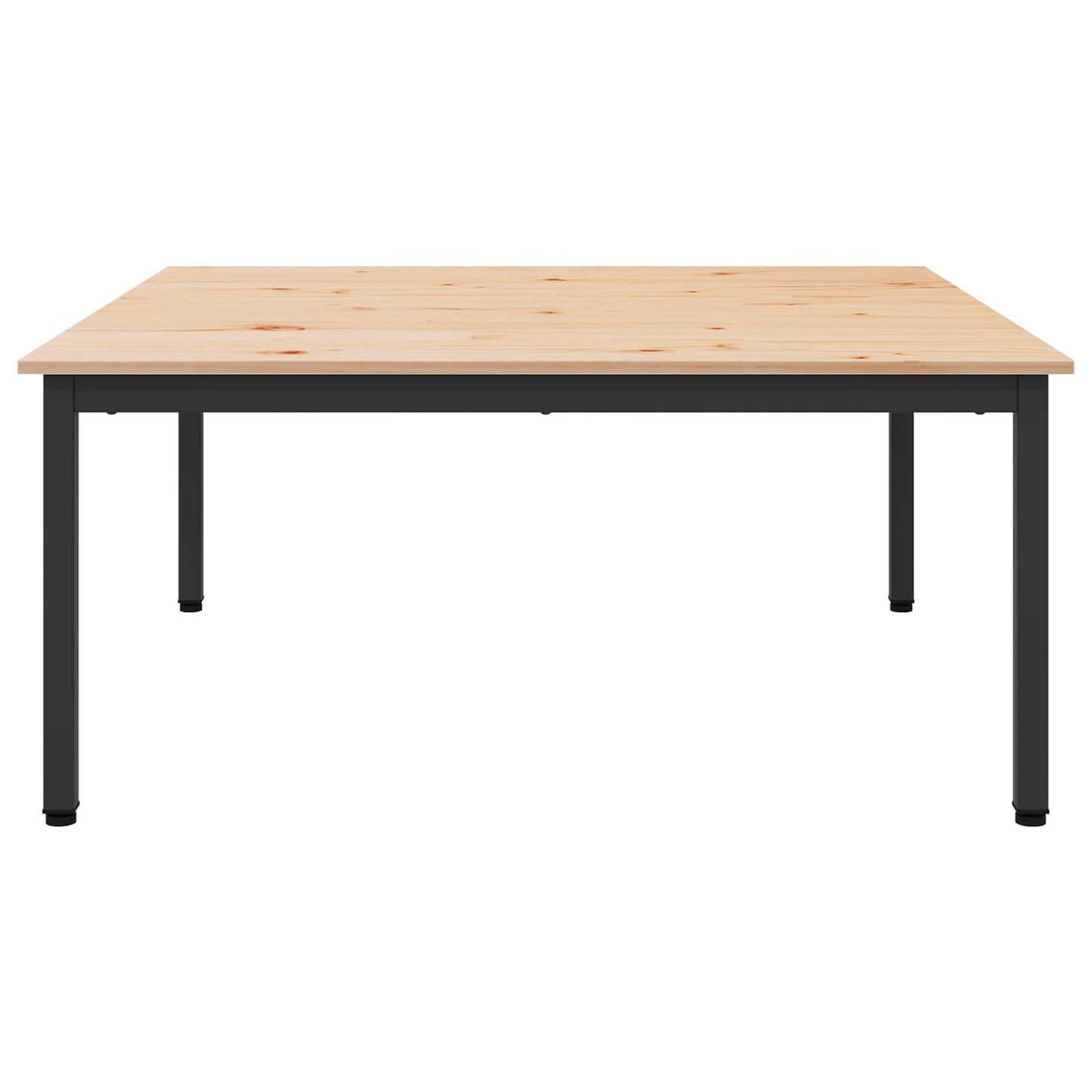 Dohányzóasztal Természetes 100 x 100 x 45 cm Tömör fenyőfa