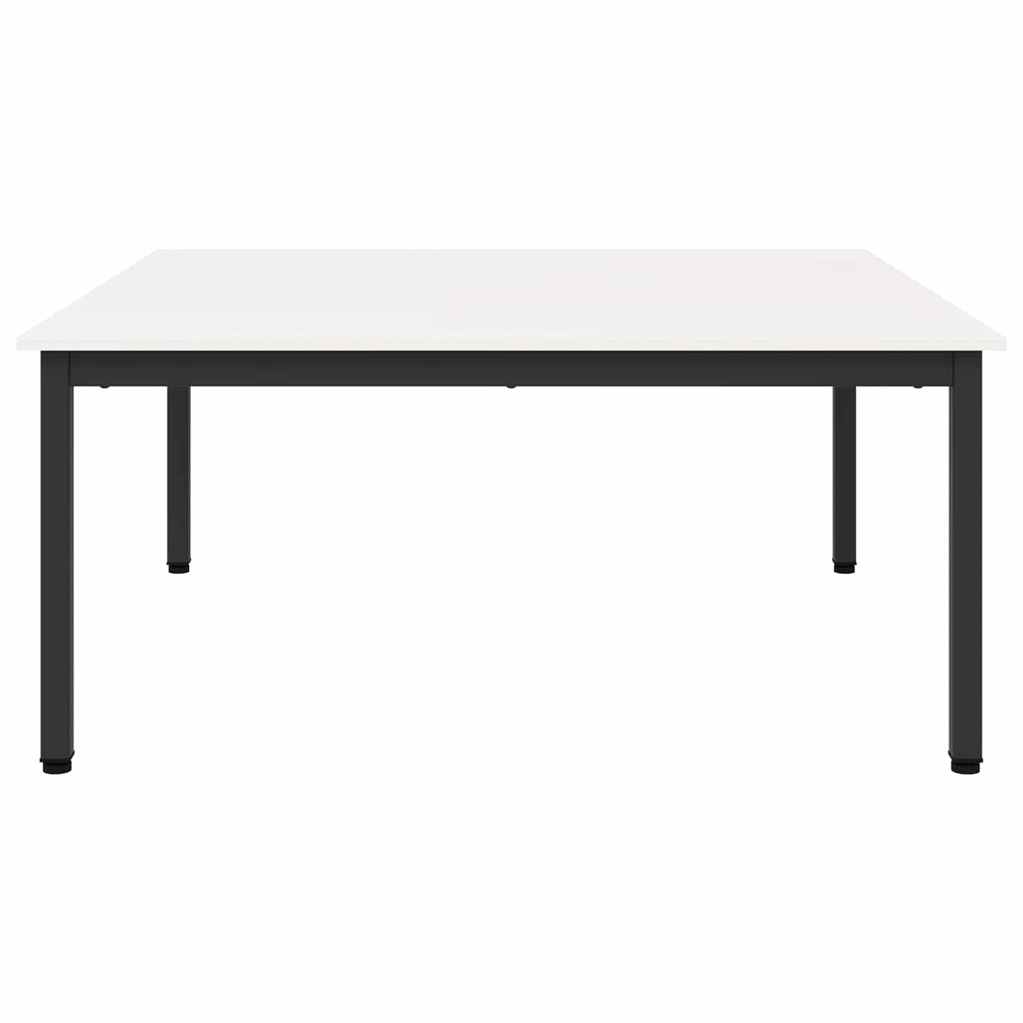 Dohányzóasztal Fehér 100 x 100 x 45 cm Tömör fenyőfa