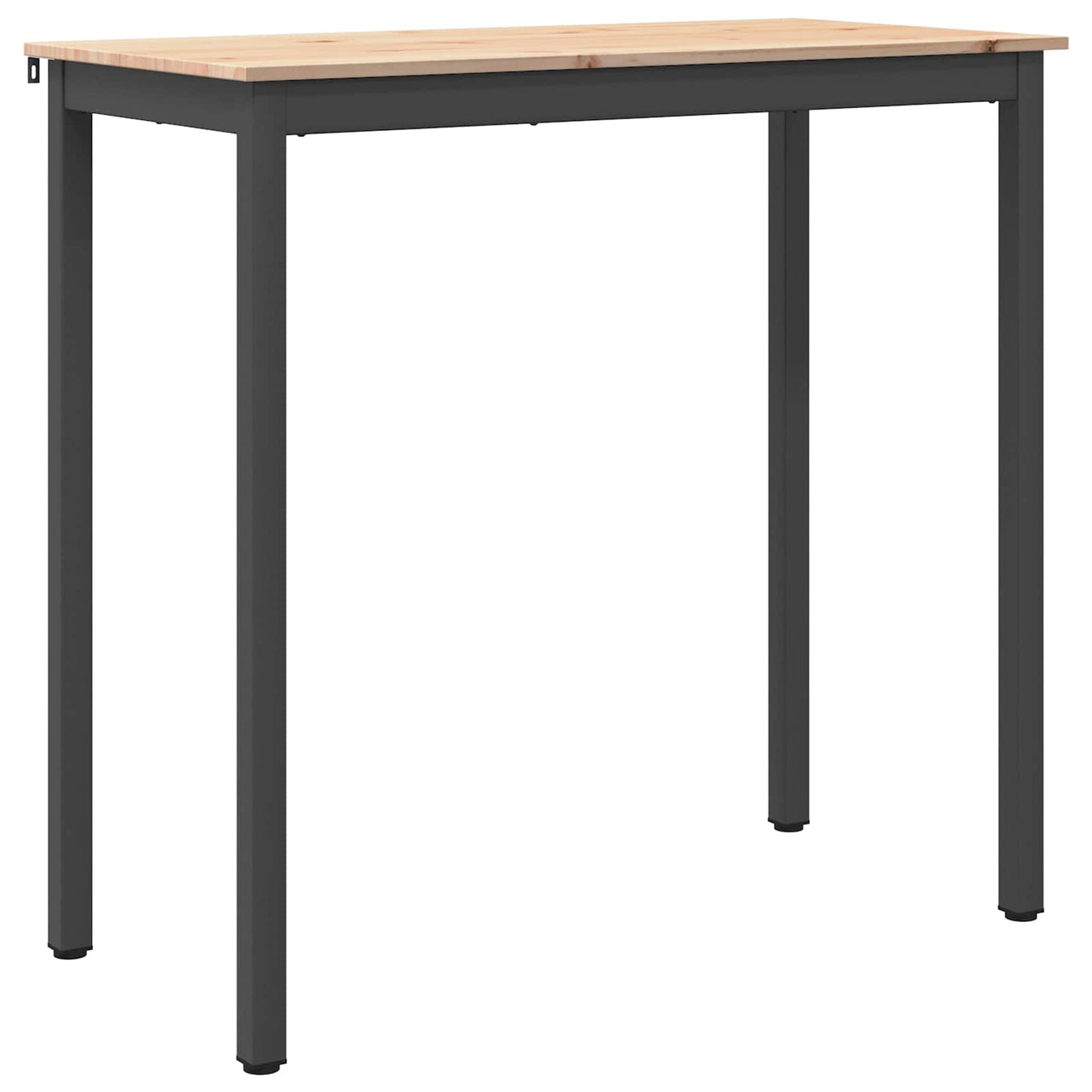 Bárasztal 110 x 55 x 105 cm Tömör fenyőfa Természetes
