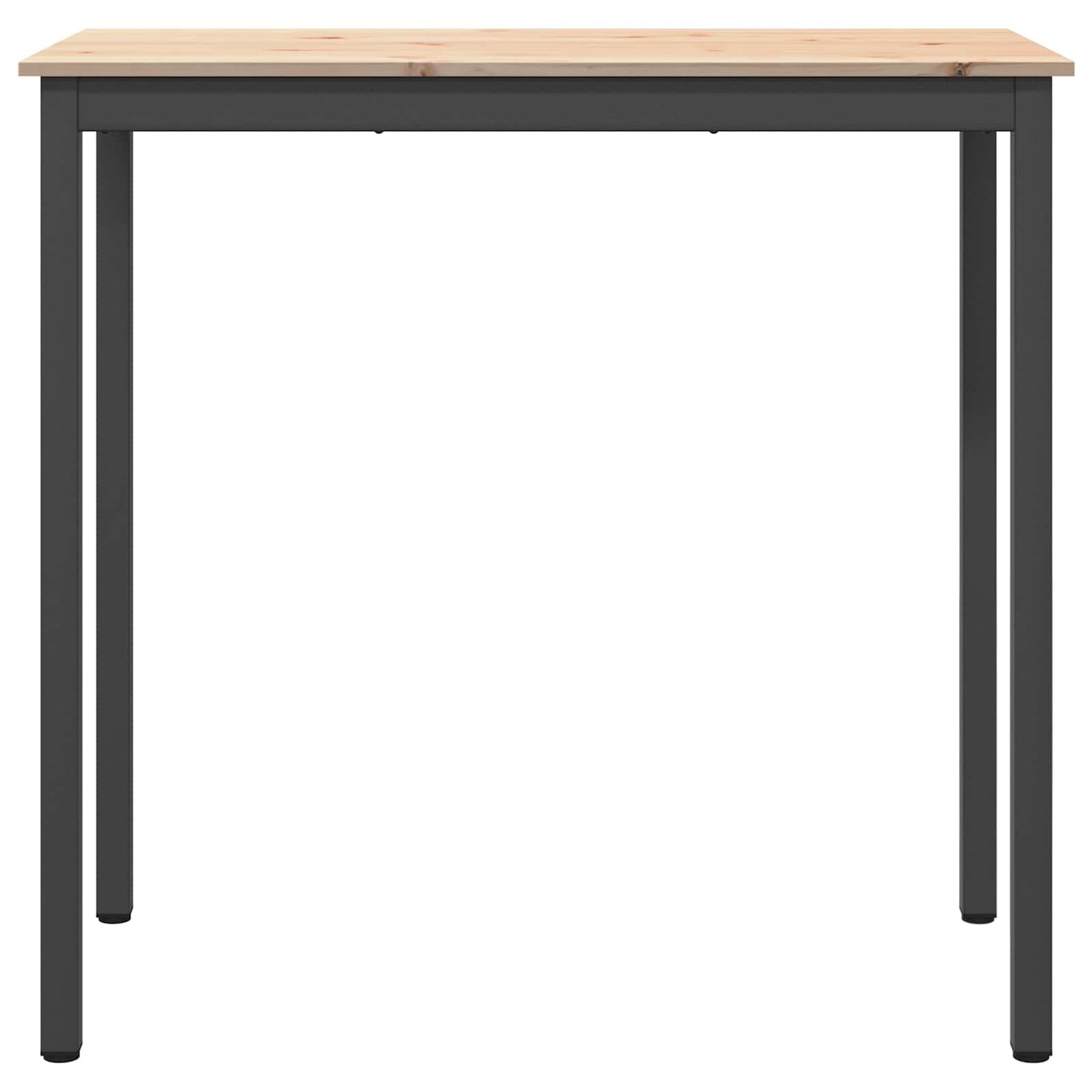 Bárasztal 110 x 55 x 105 cm Tömör fenyőfa Természetes