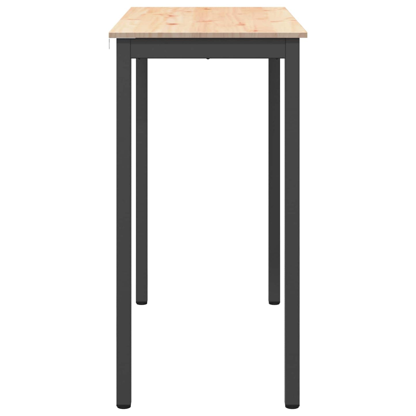 Bárasztal 110 x 55 x 105 cm Tömör fenyőfa Természetes