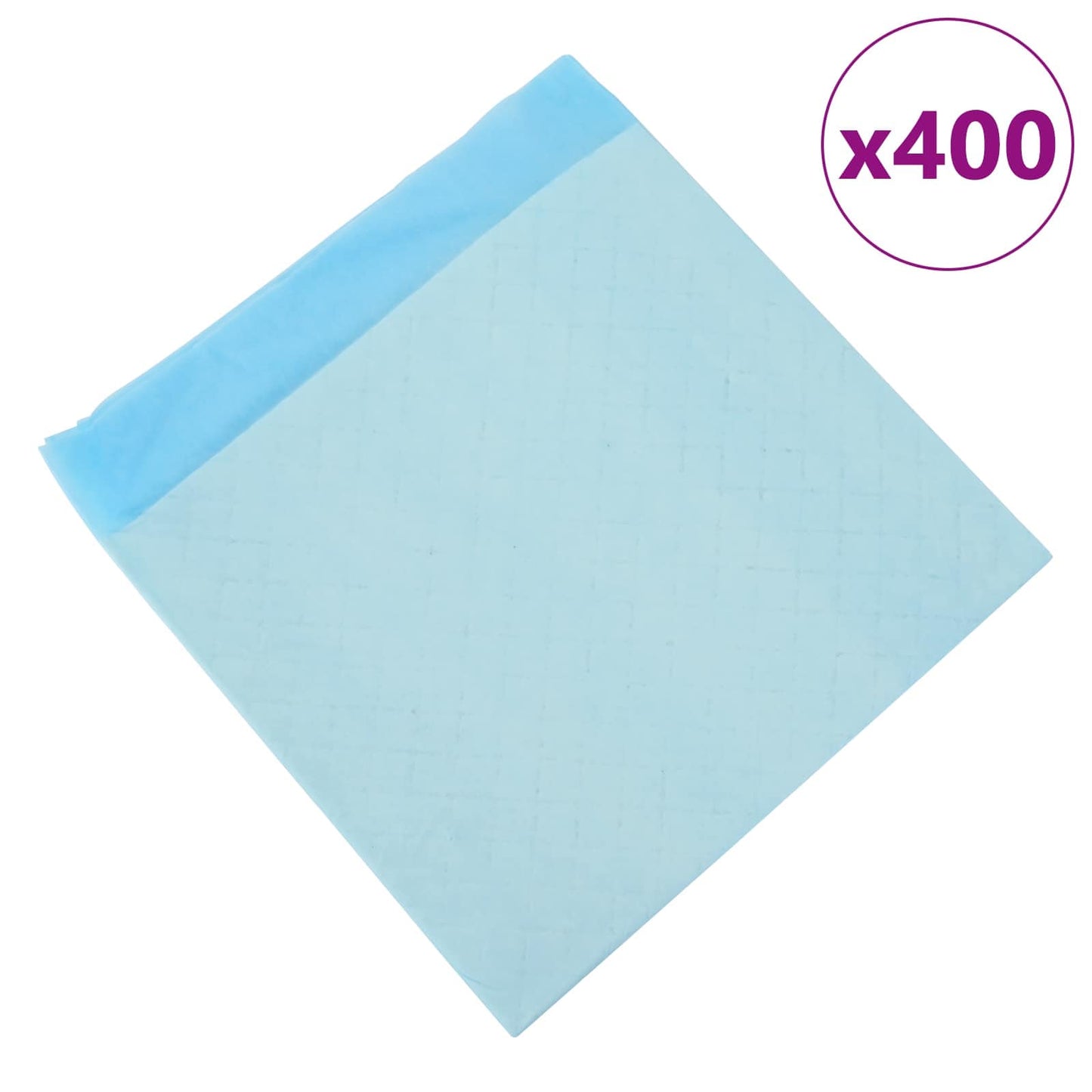 Nem szőtt szövet állat tréningpárna 400 pcs Kék és Fehér