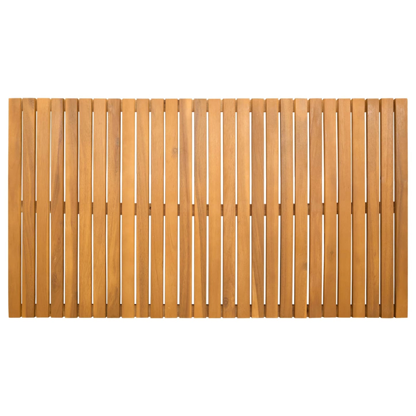 Fürdőszoba szőnyeg Egyszínű Barna 100 x 55 cm Tömör Akácfa