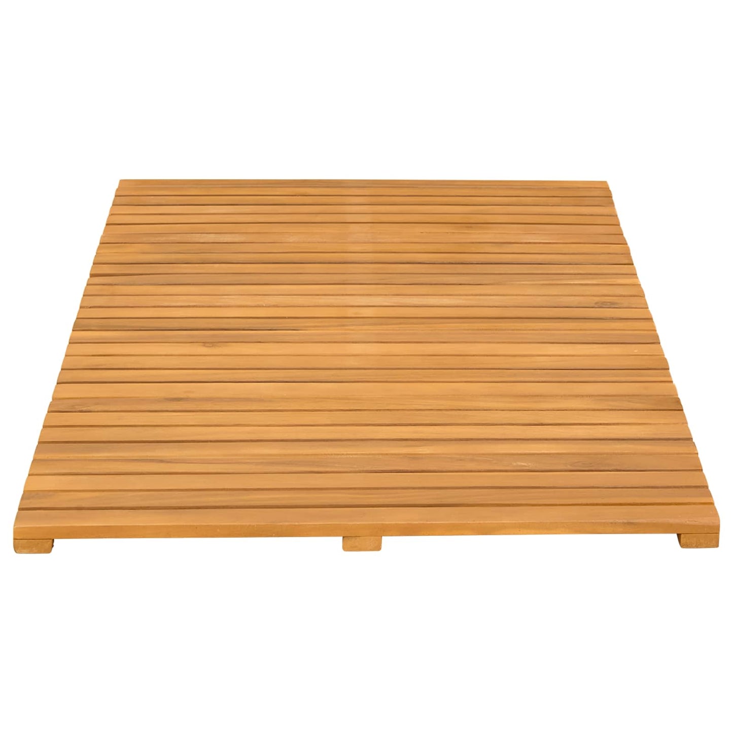 Fürdőszoba szőnyeg Egyszínű Barna 100 x 55 cm Tömör Akácfa
