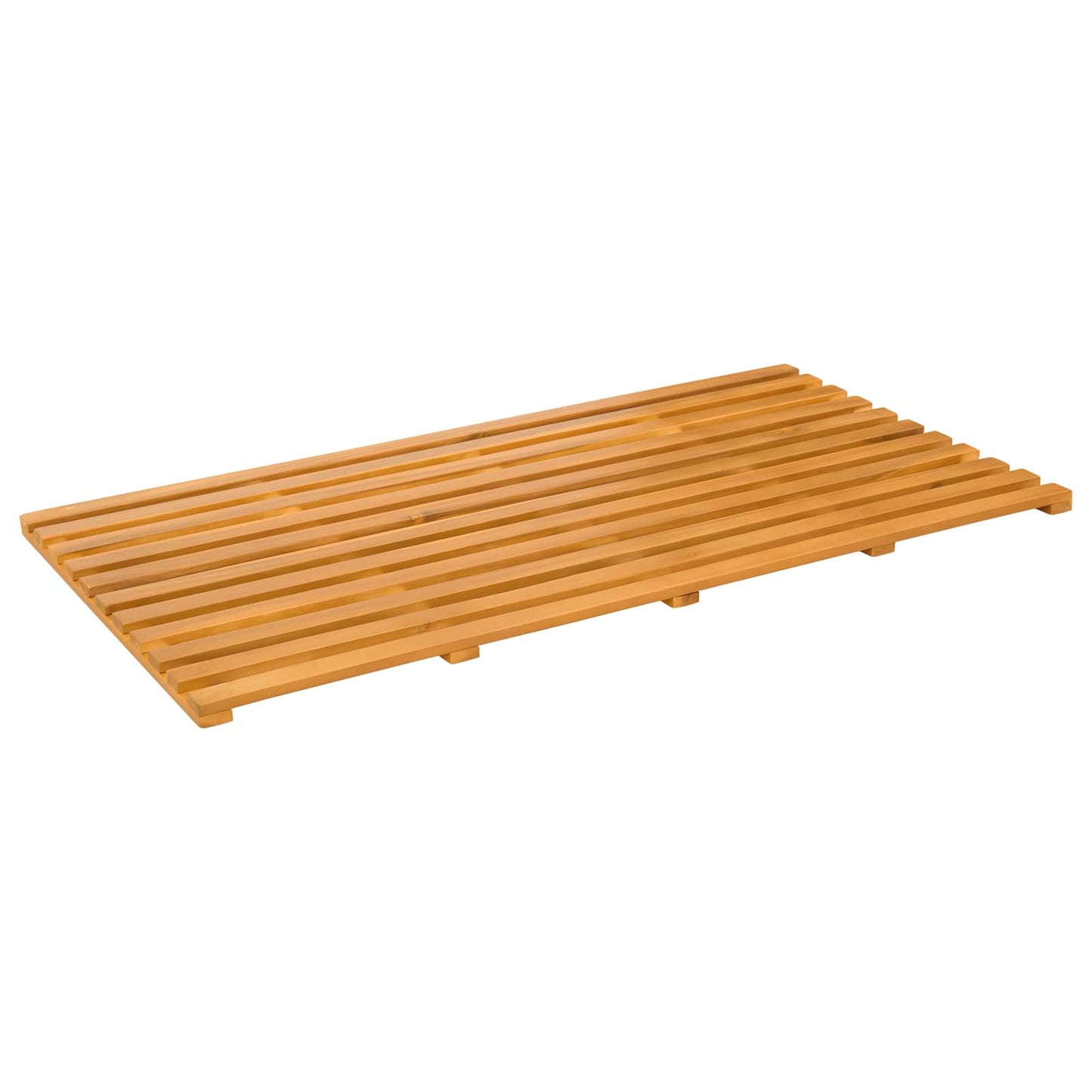 Fürdőszoba szőnyeg Barna 100 x 53 x 2,5 cm Tömör Akácfa