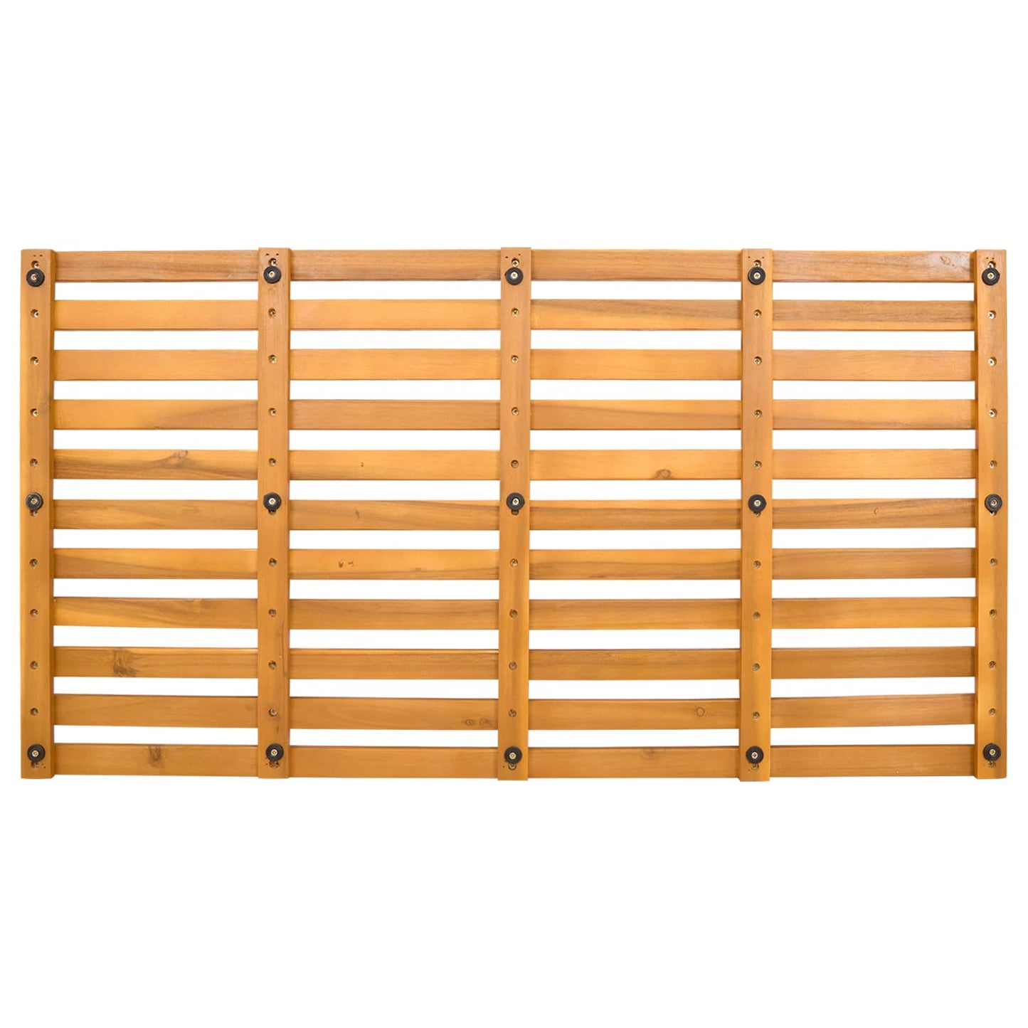 Fürdőszoba szőnyeg Barna 100 x 53 x 2,5 cm Tömör Akácfa