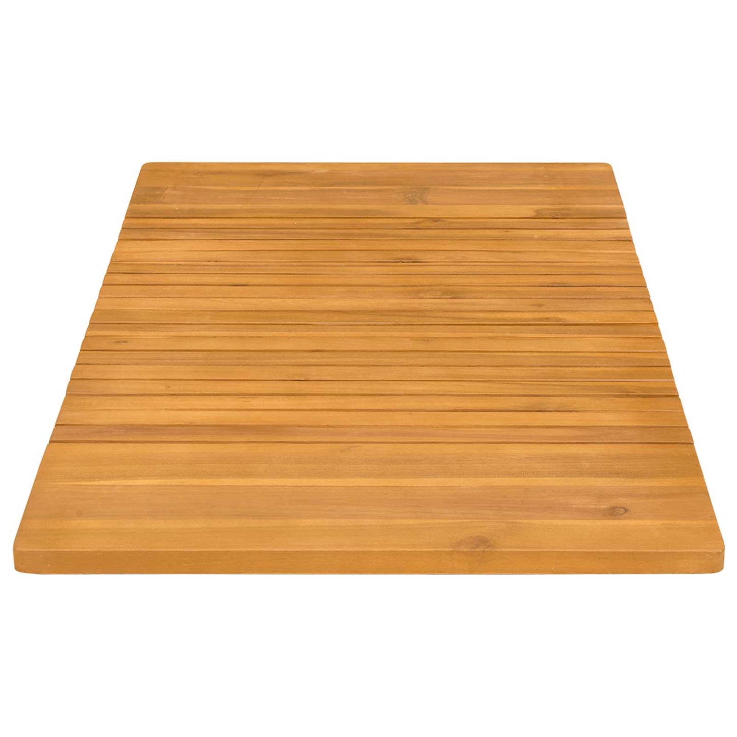 Fürdőszoba szőnyeg Egyszínű Barna 100 x 55 cm Tömör Akácfa