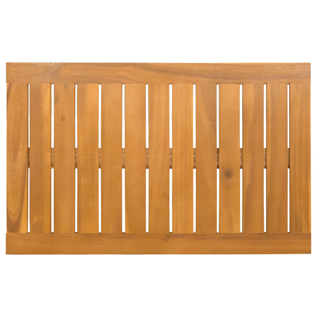 Fürdőszoba szőnyeg Természetes 80 x 50 cm Tömör Akácfa